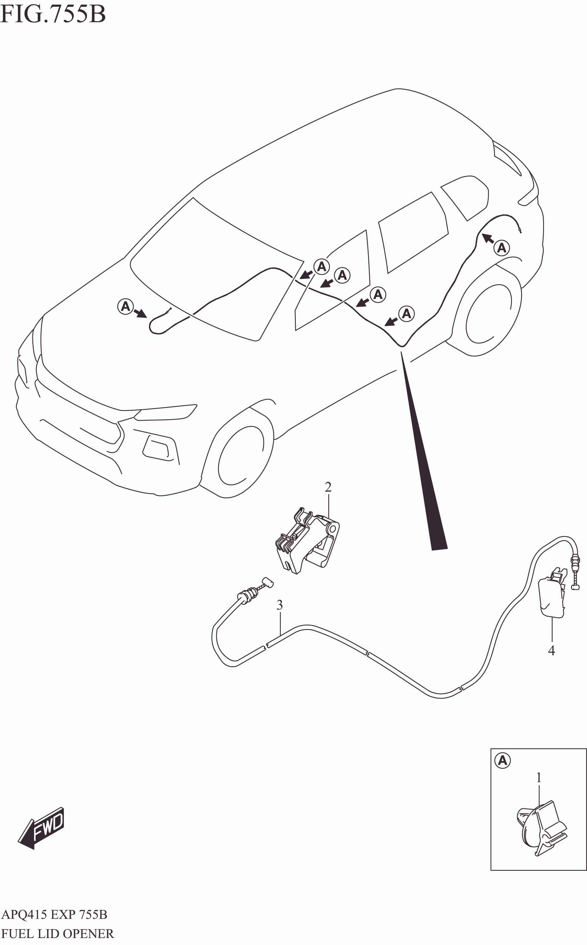 FUEL LID OPENER