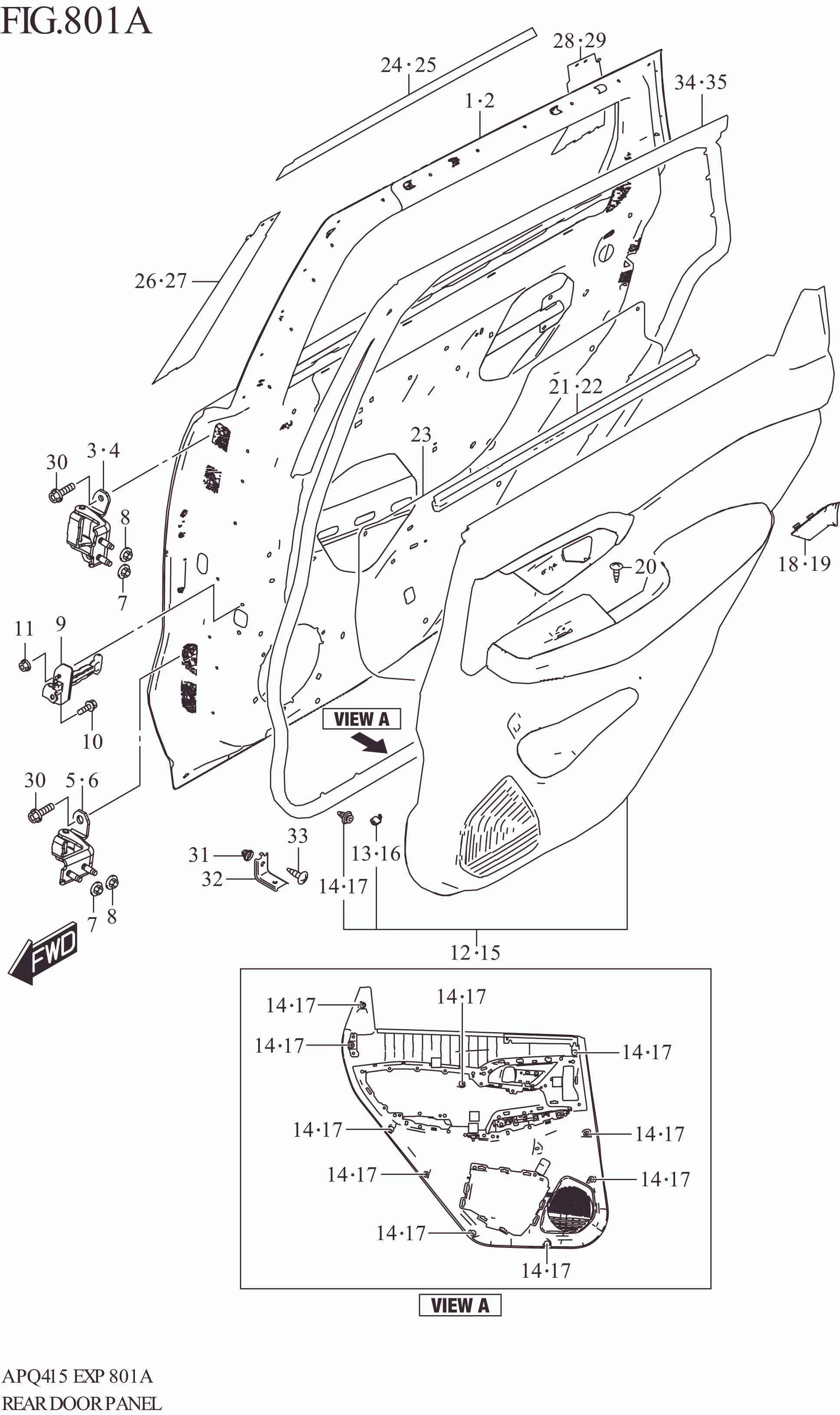 REAR DOOR PANEL (N/TWEETER)