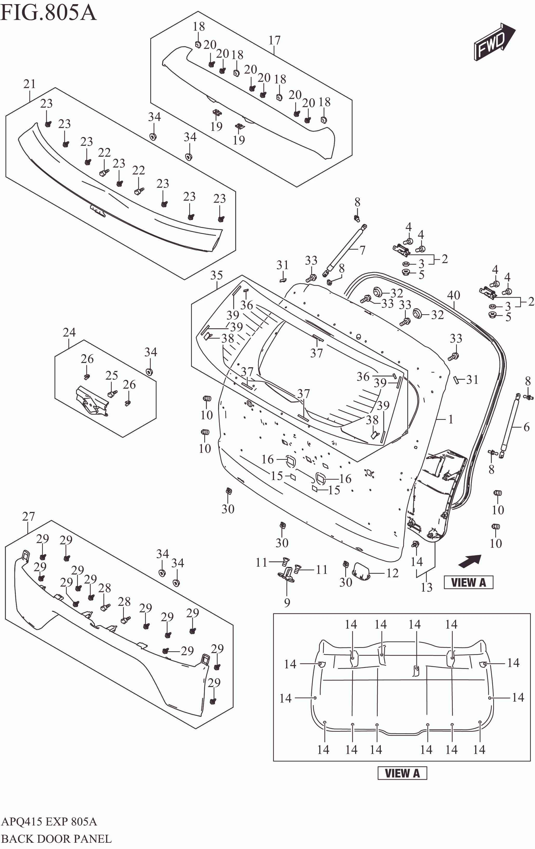 BACK DOOR PANEL