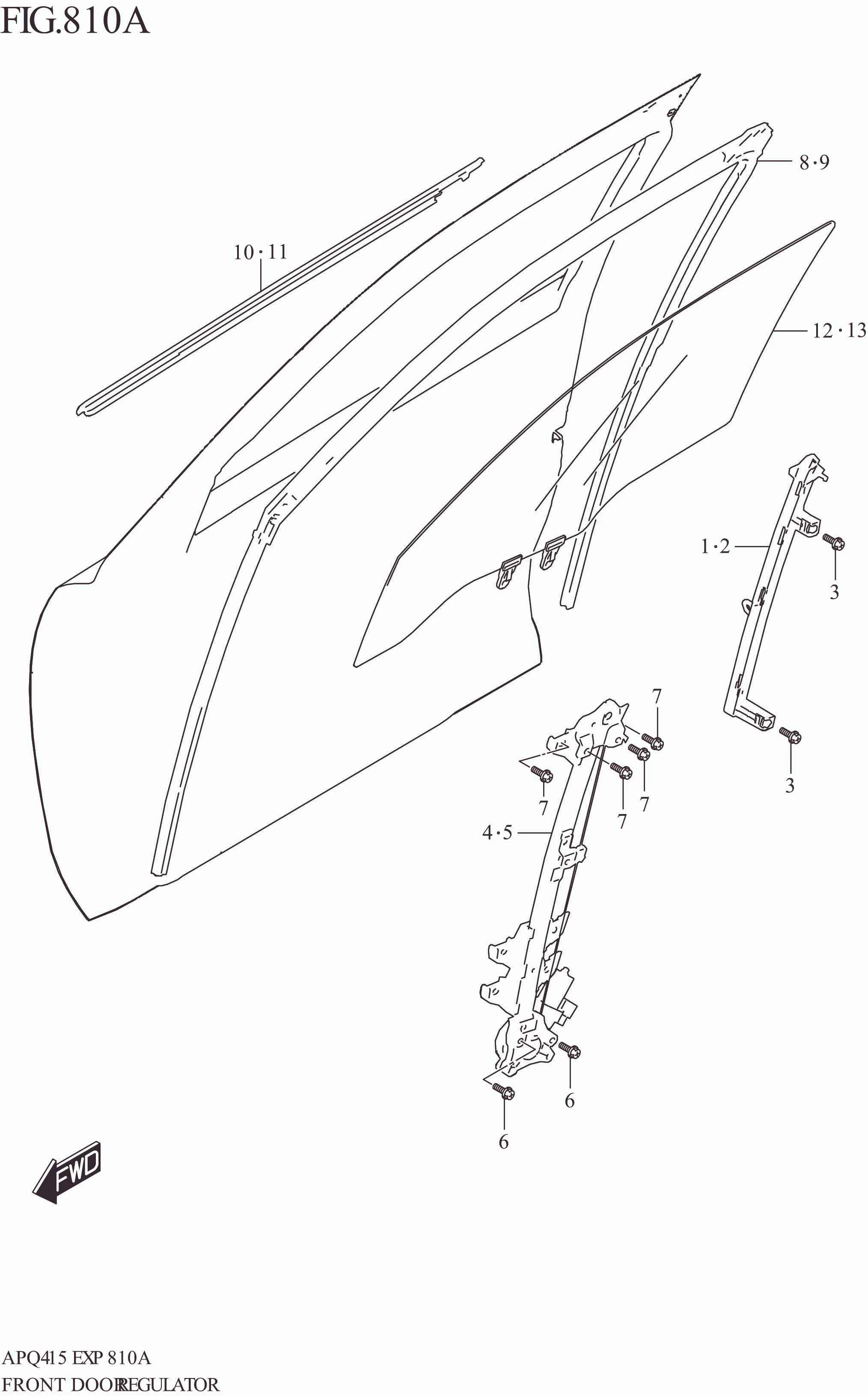 FRONT DOOR REGULATOR