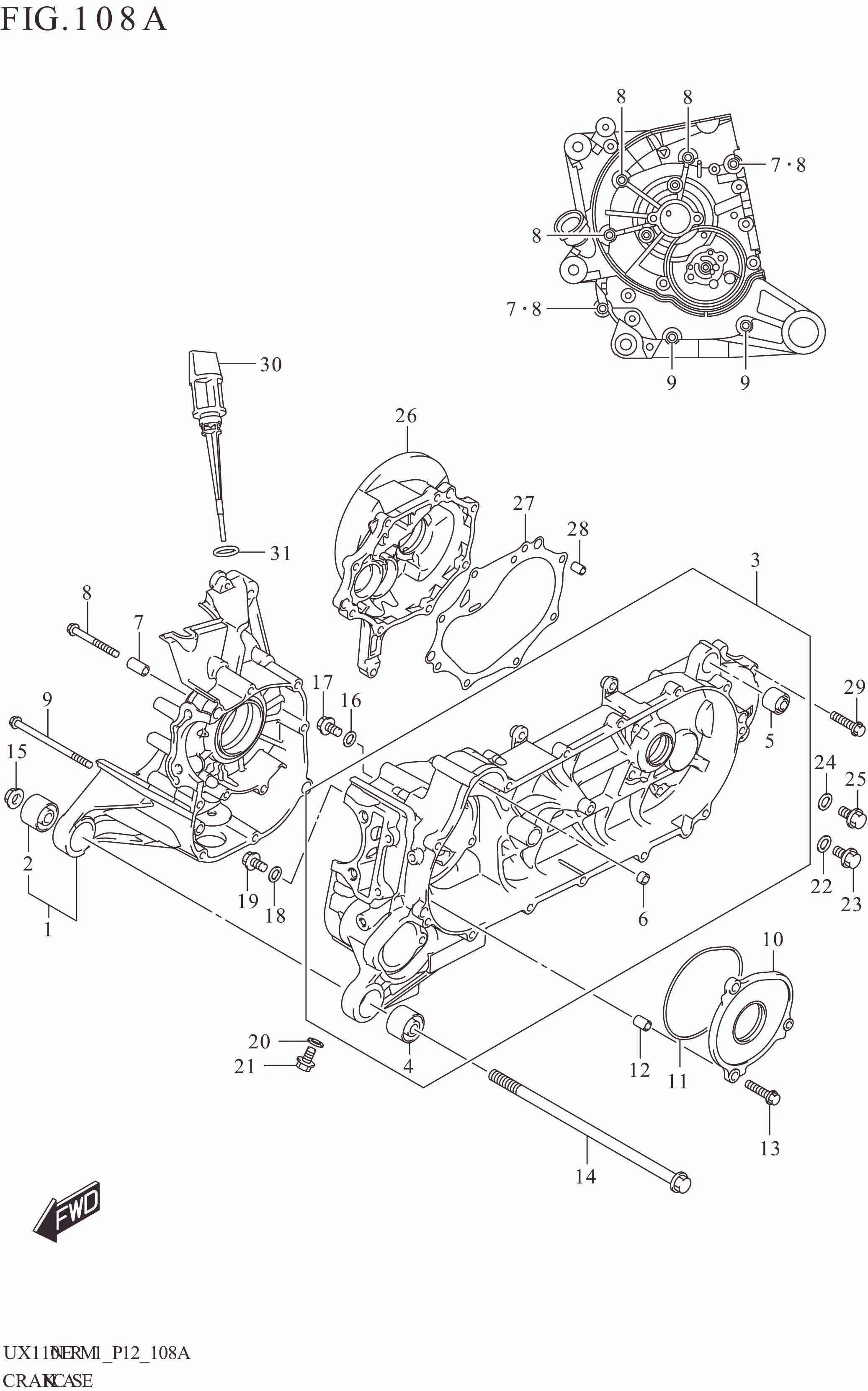 FIG . 108A CRANKCASE