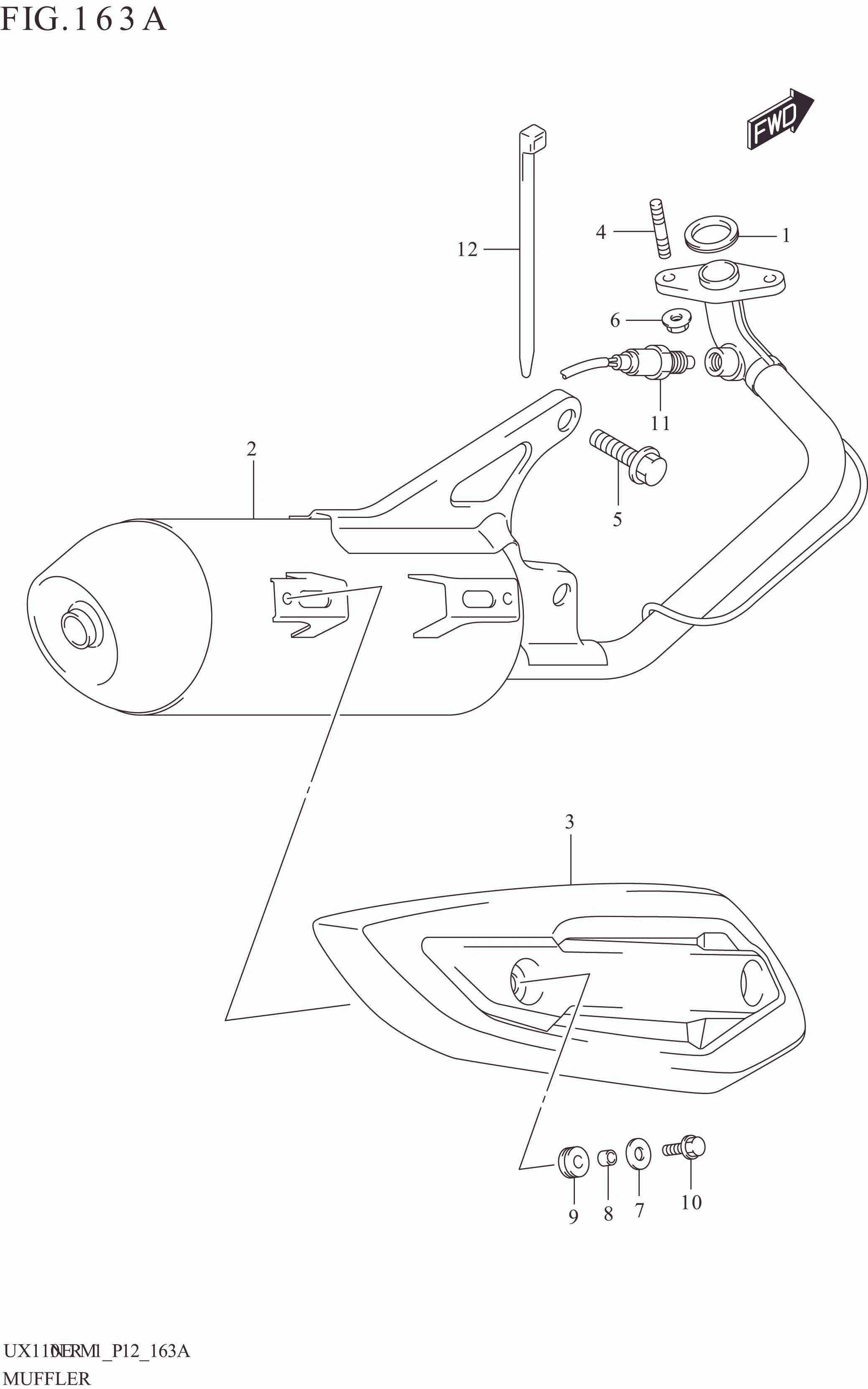 FIG. 163A MUFFLER