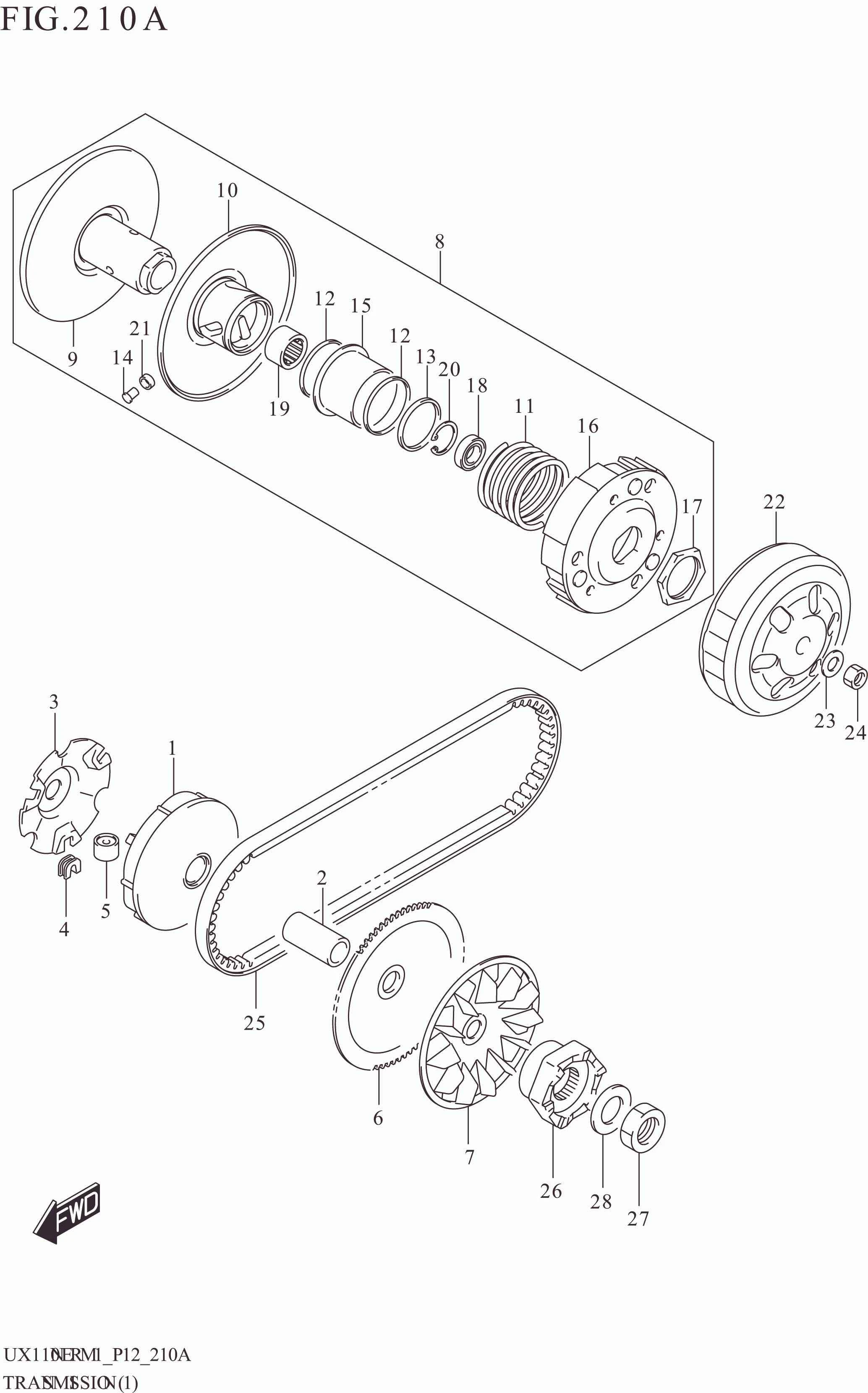 FIG. 210A TRANSMISSION (1)