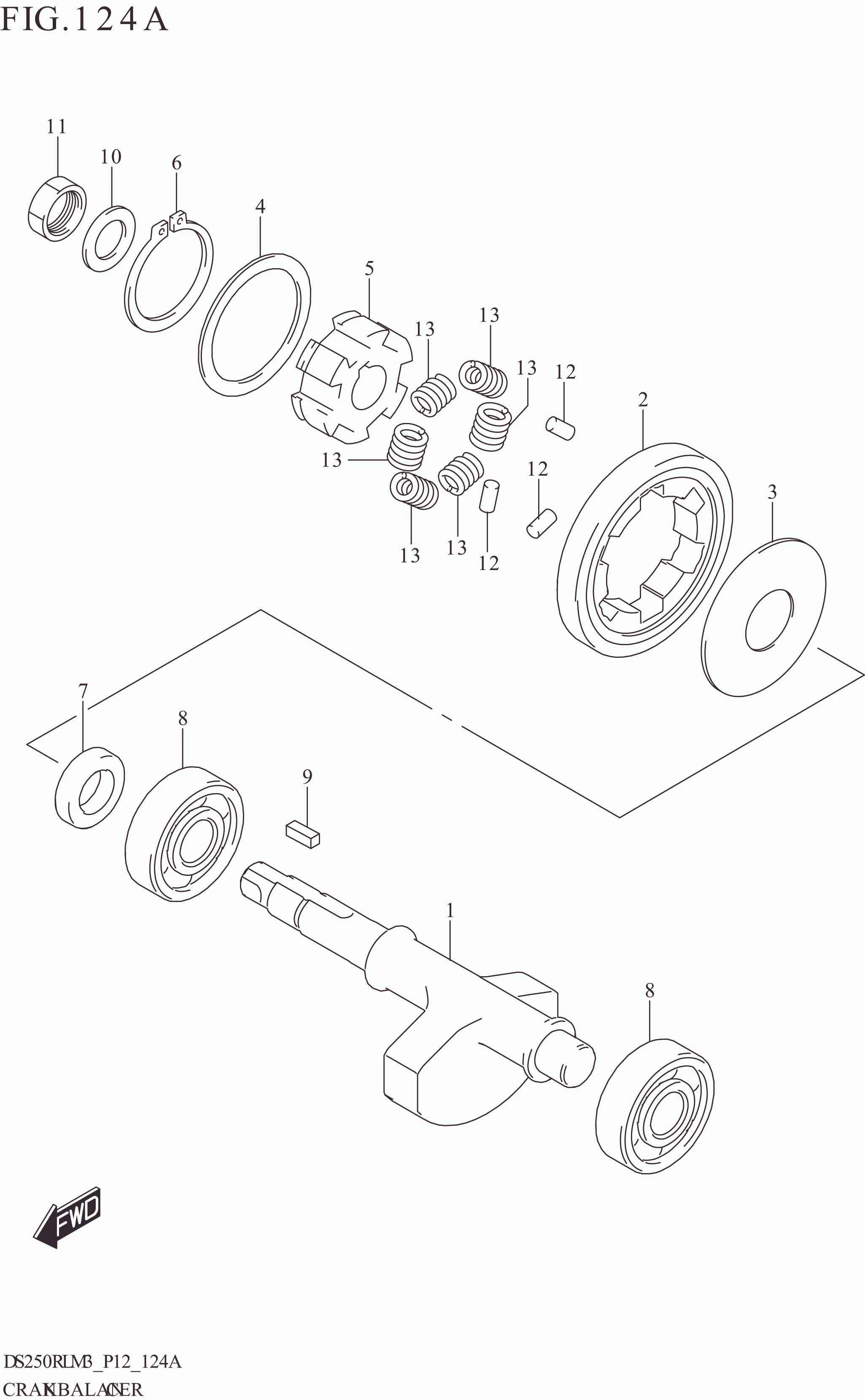 FIG. 124A CRANK BALANCER