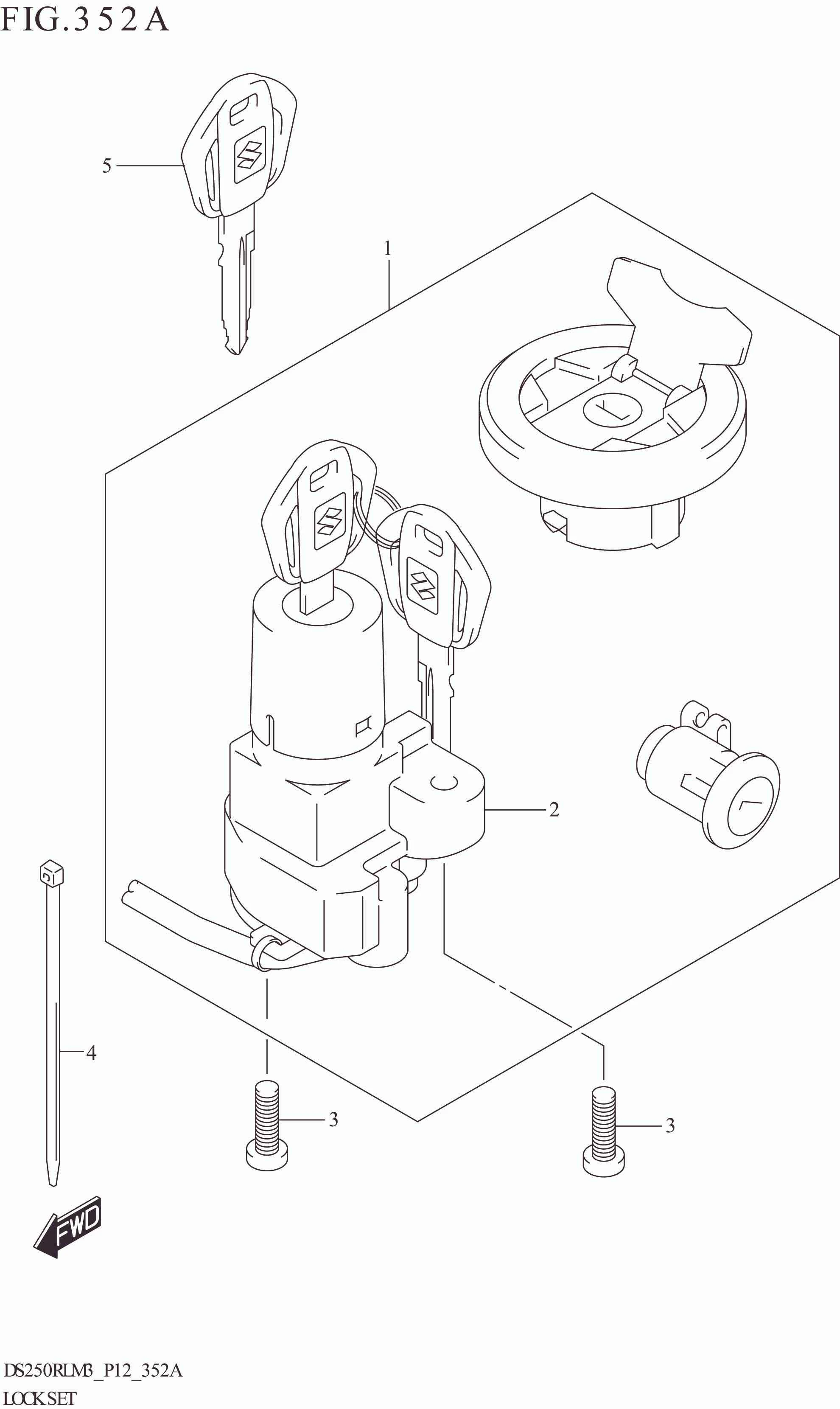 FIG. 352A LOCK SET
