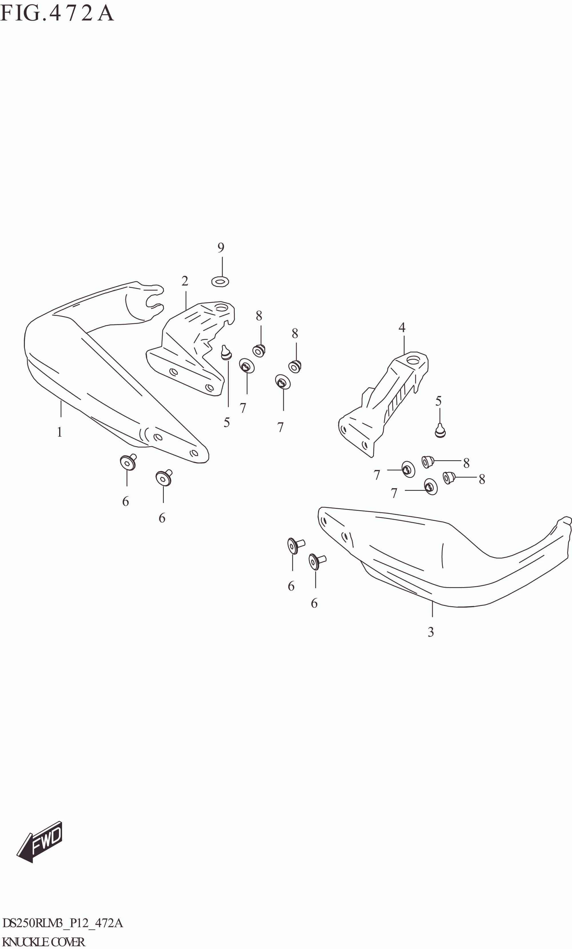 FIG. 472A KNUCKLE COVER