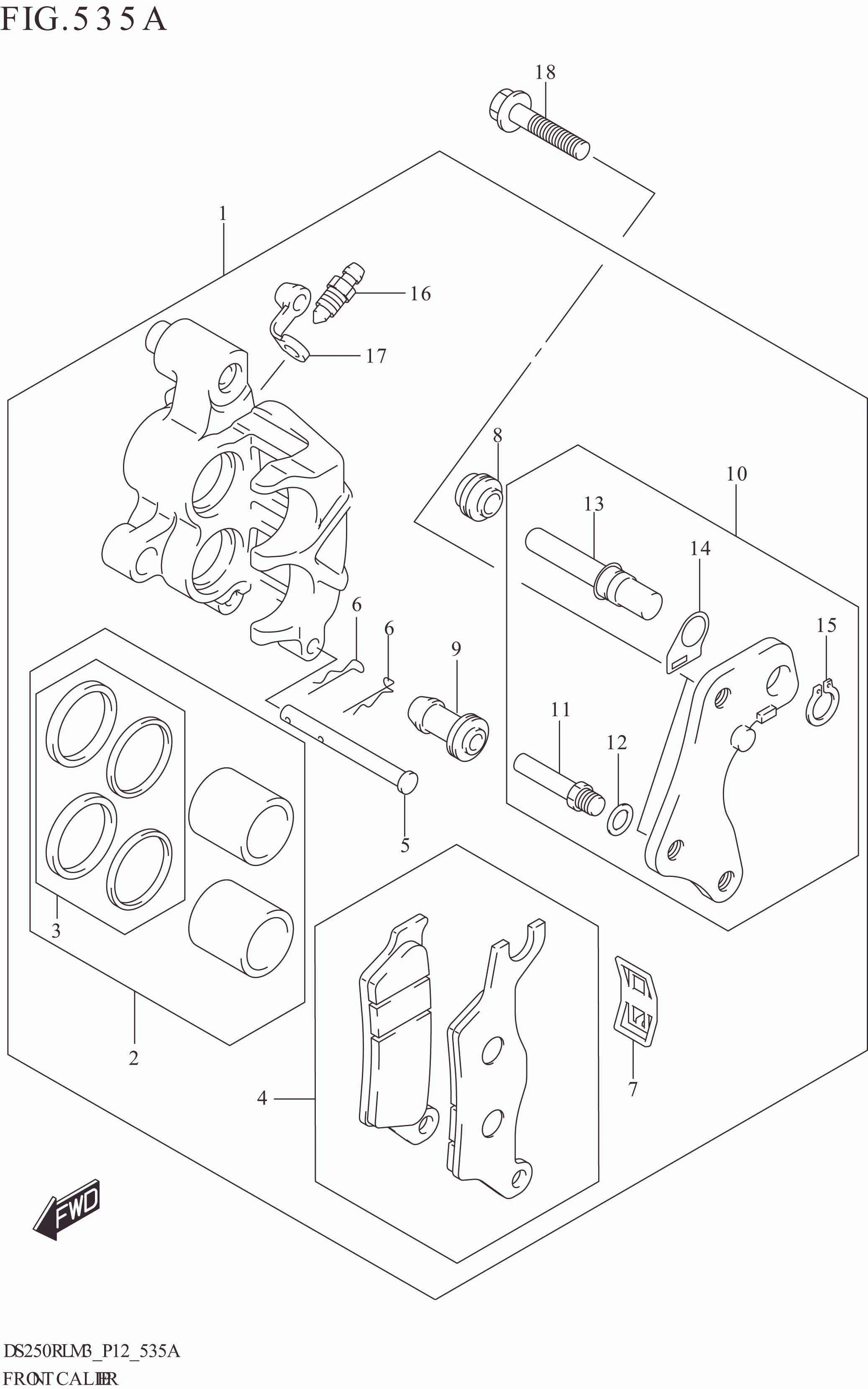 FIG. 535A FRONT CALIPER