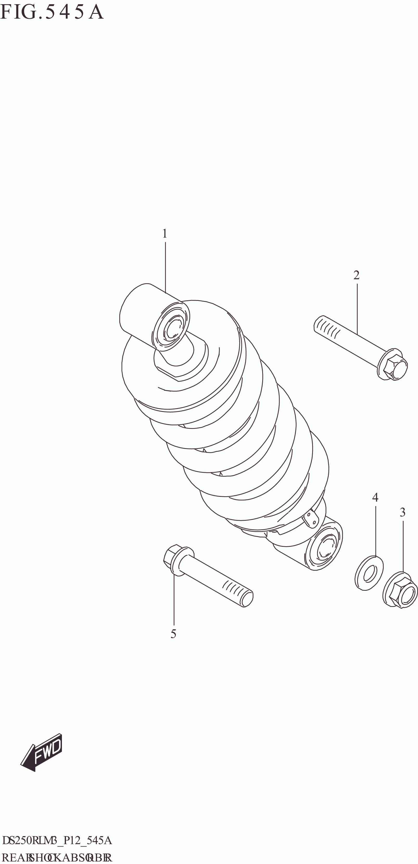 FIG. 545A REAR SHOCK ABSORBER