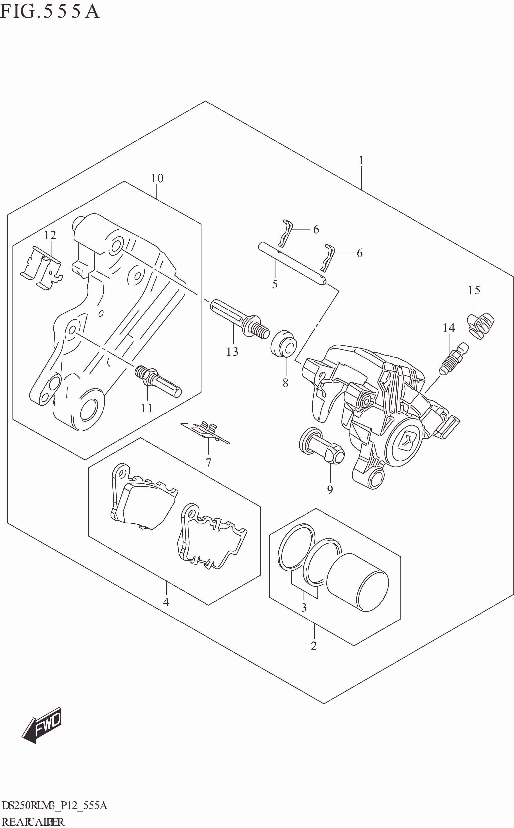 FIG. 555A REAR CALIPER