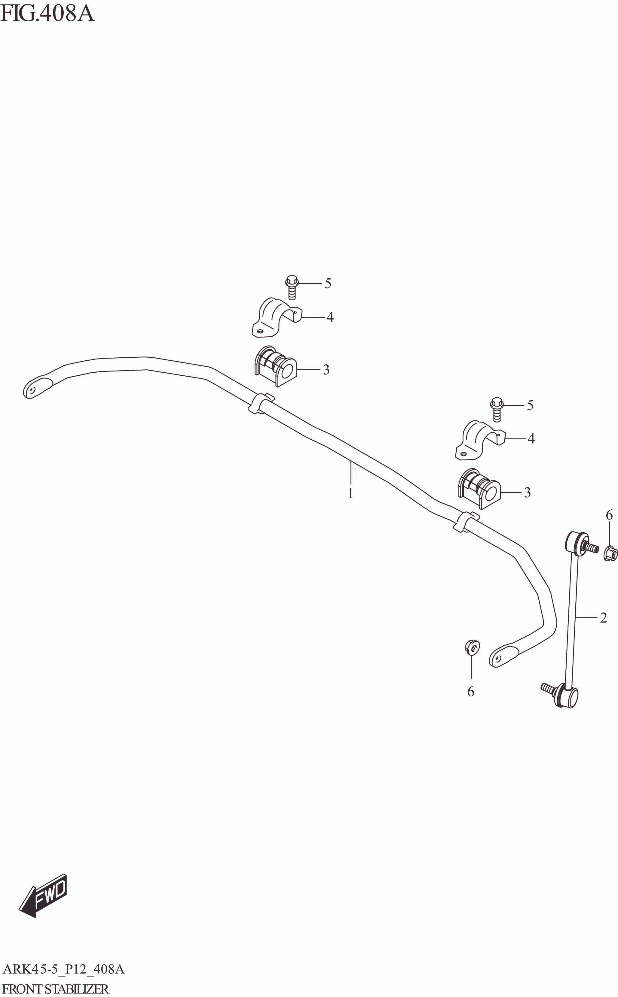FIG. 408A FRONT STABILIZER