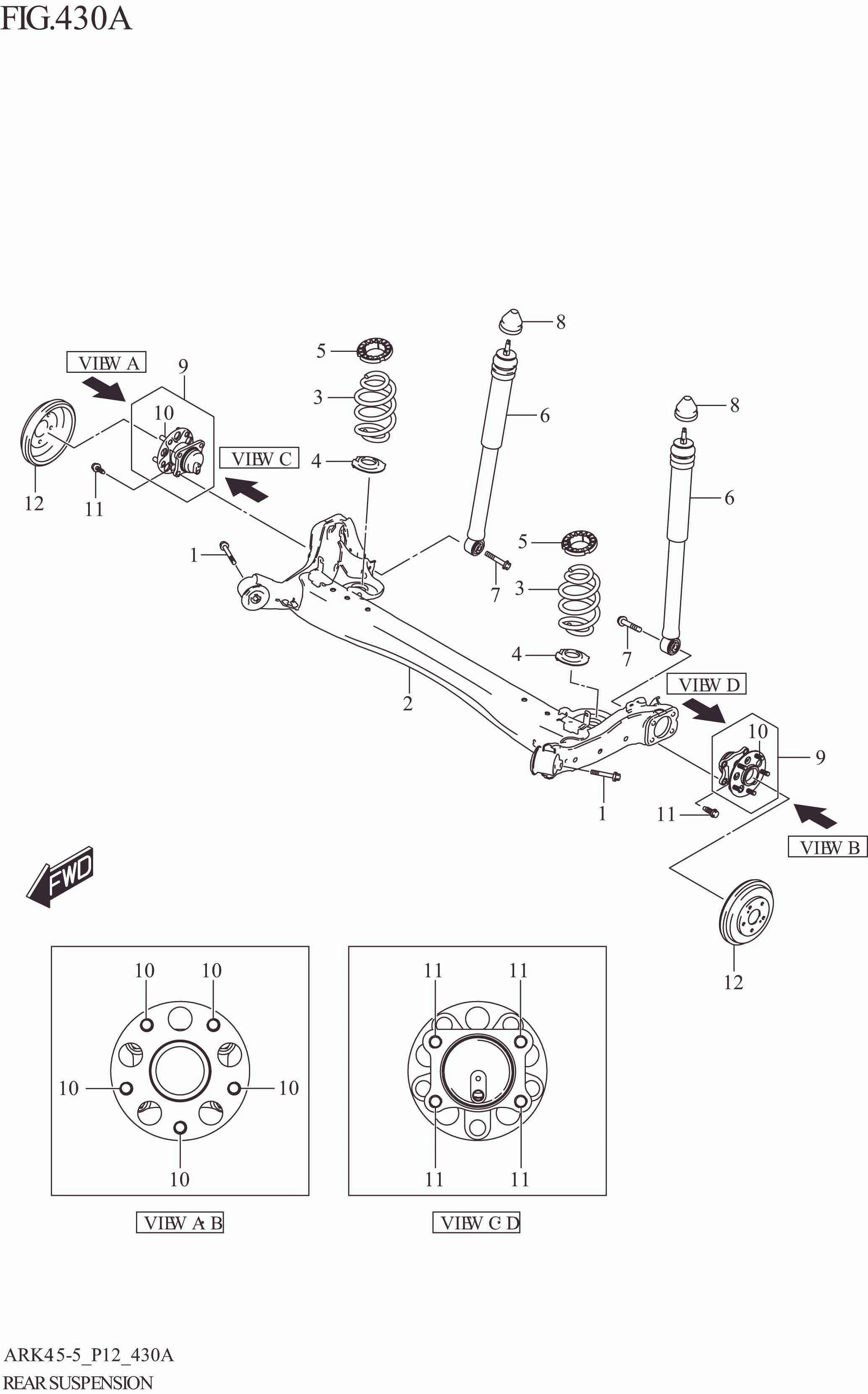 FIG. 430A REAR SUSPENSION