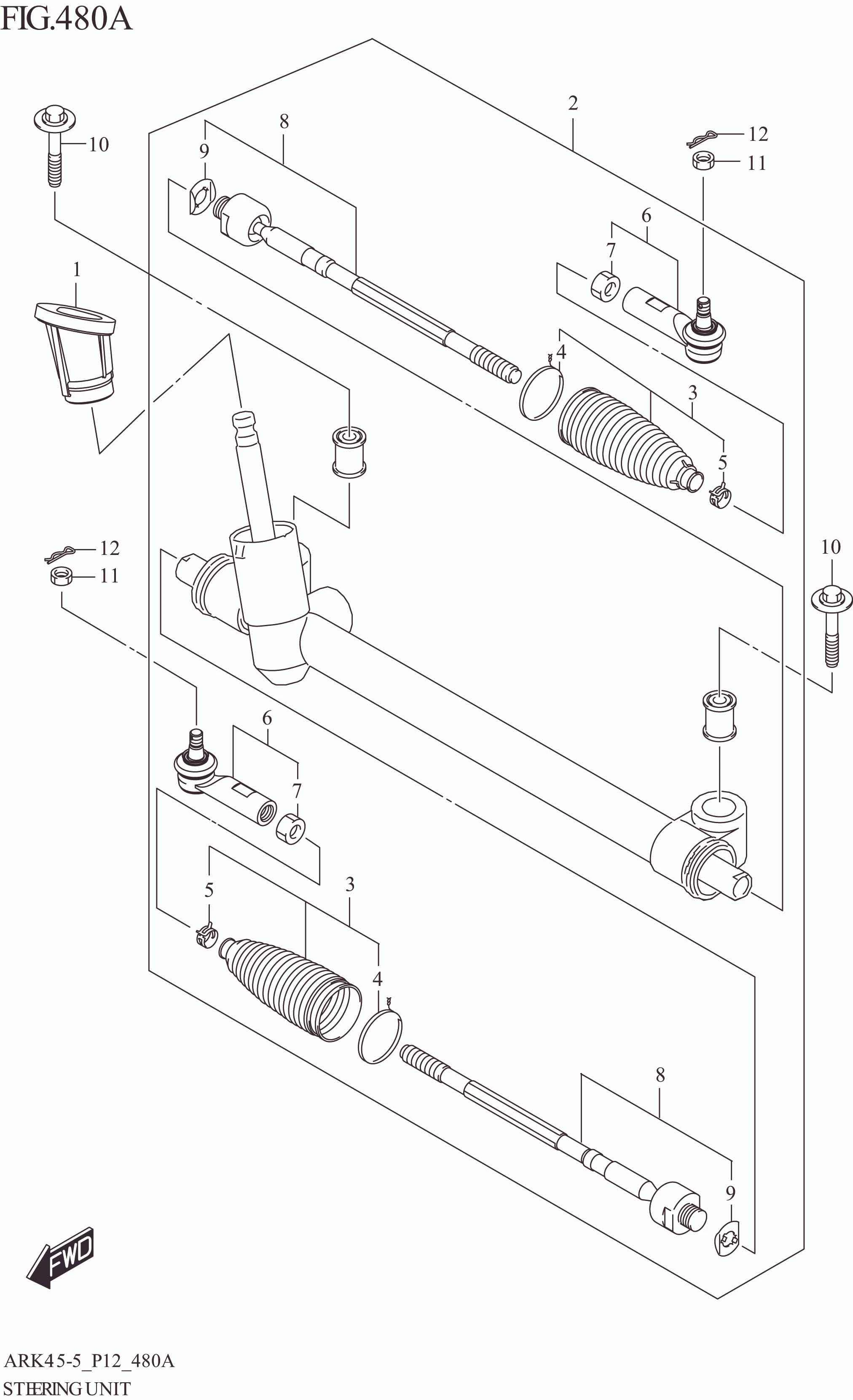 FIG. 480A STEERING UNIT