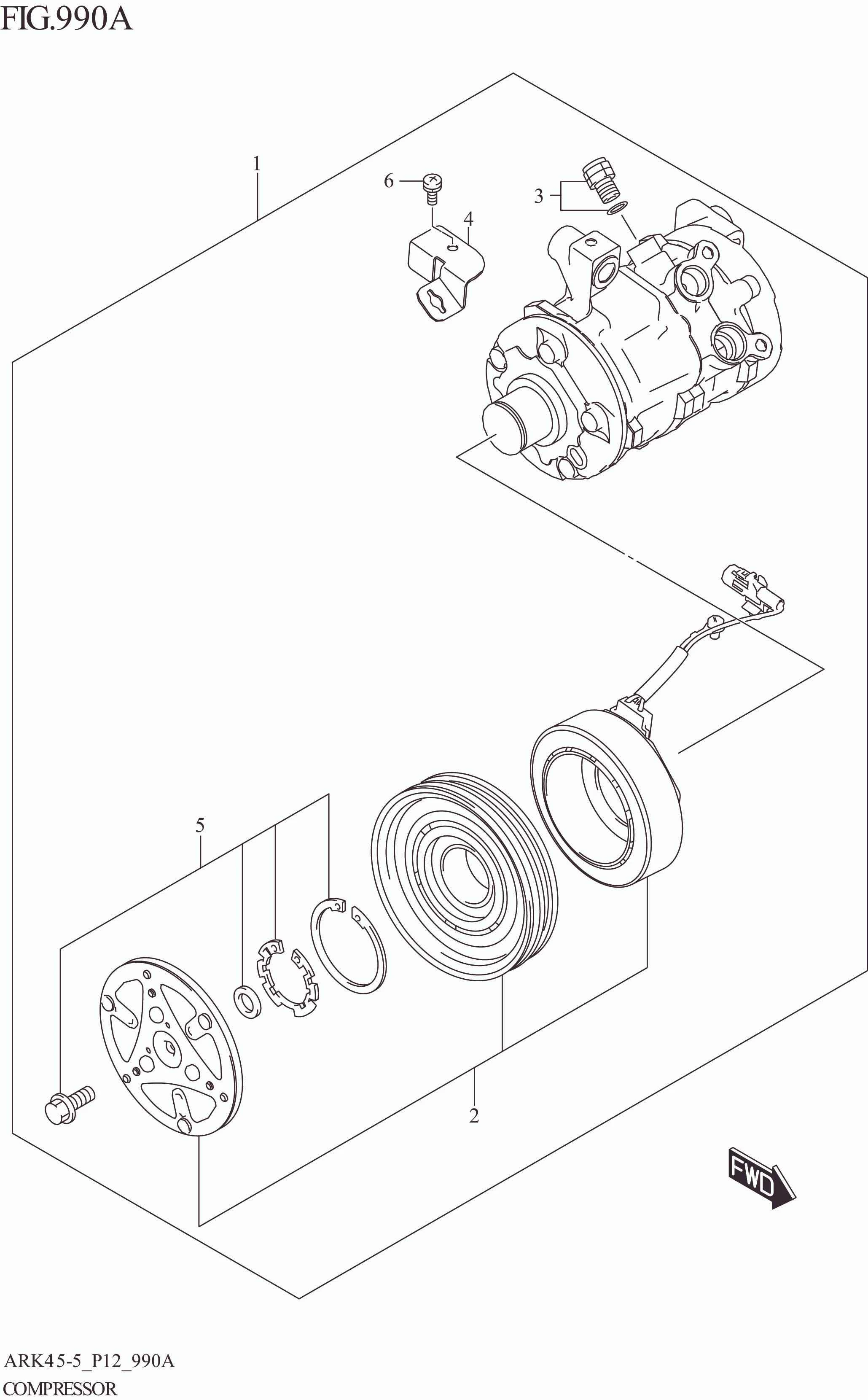 FIG. 990A COMPRESSOR (GL)