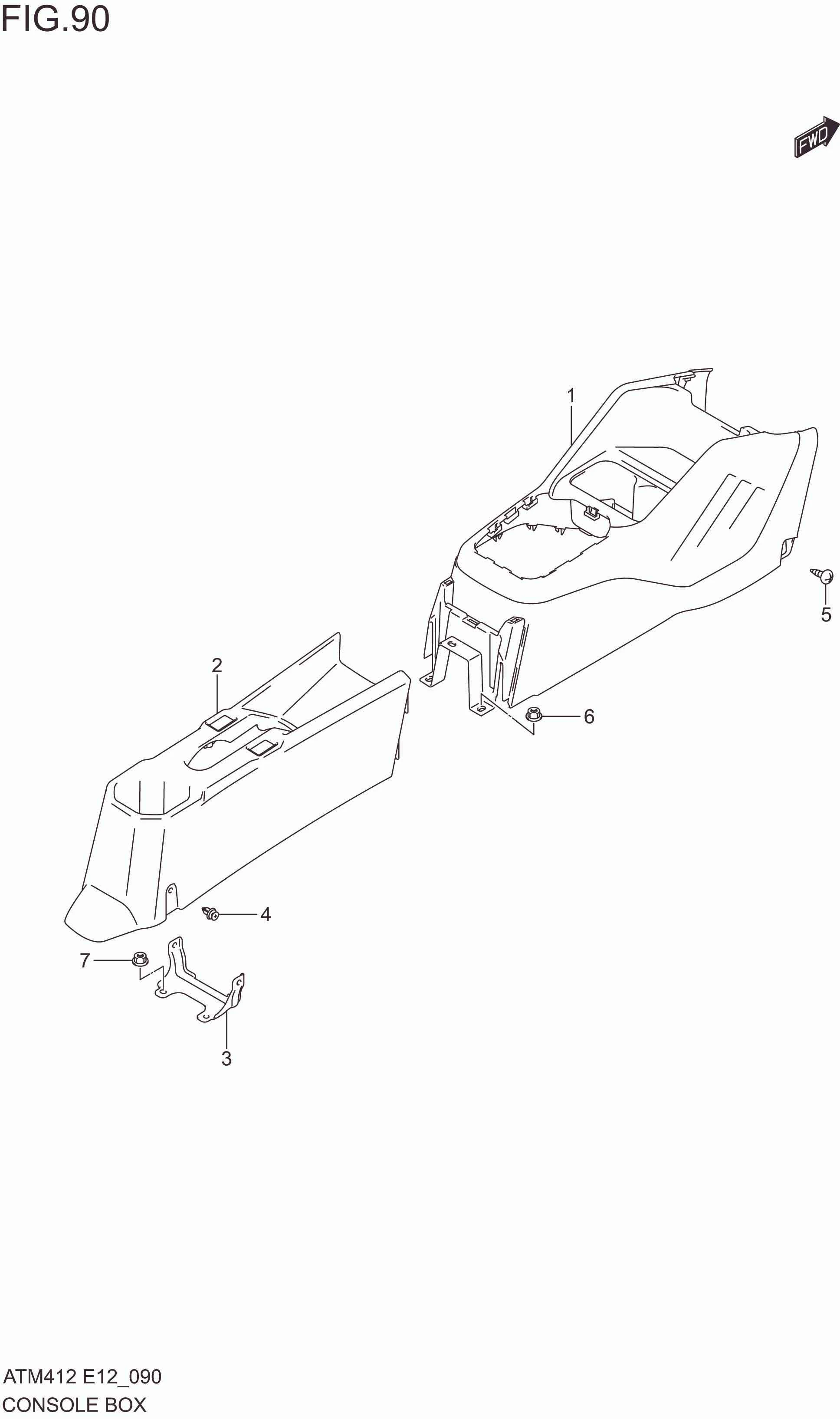 FIG. 90 CONSOLE BOX