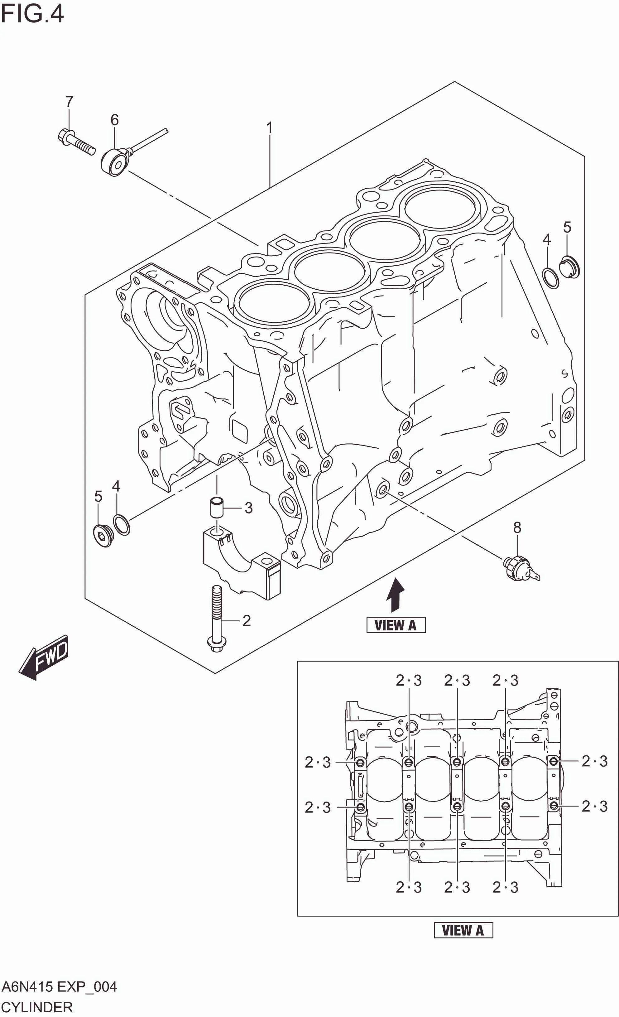 FIG. 004 CYLINDER