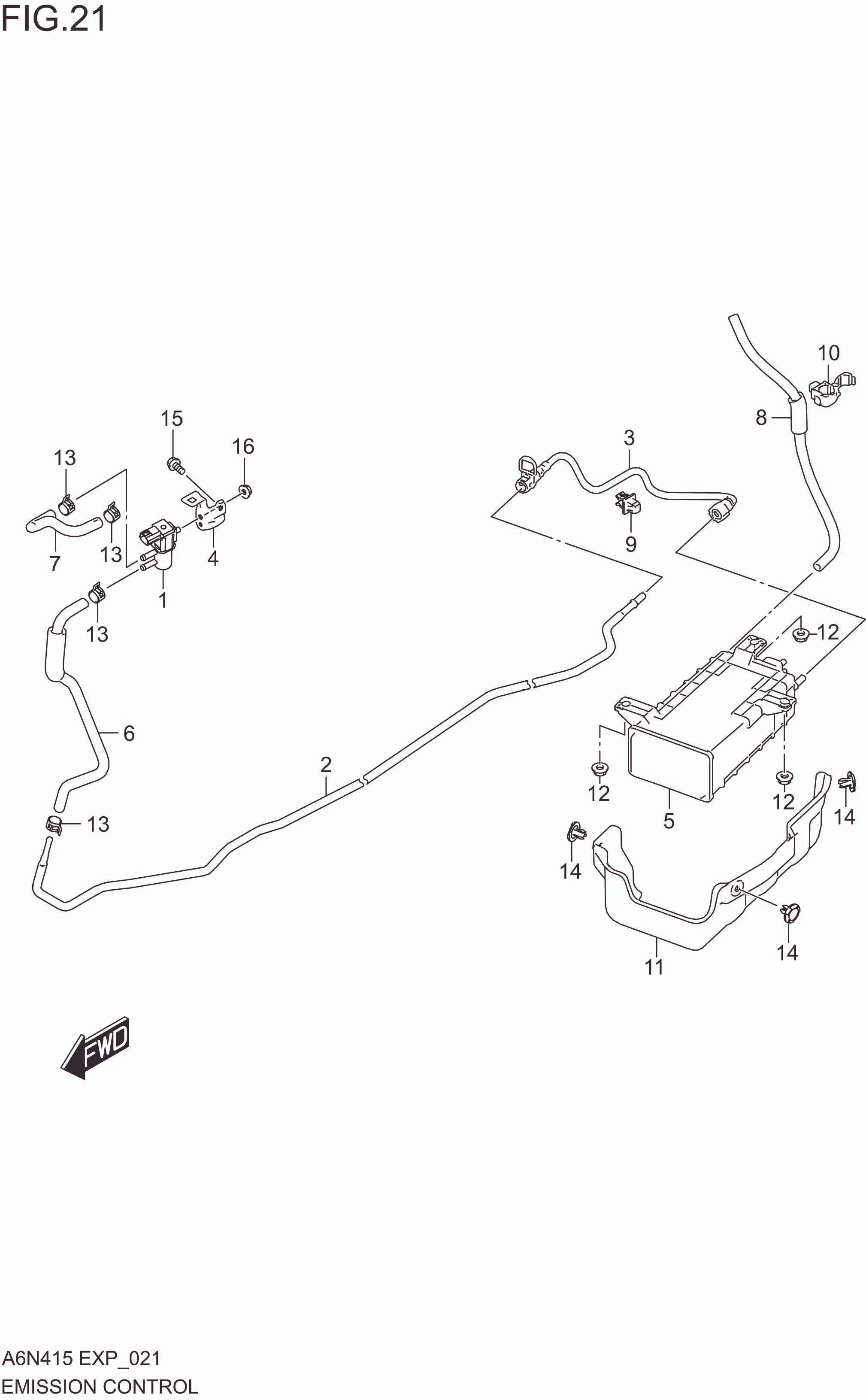FIG. 021 EMISSION CONTROL