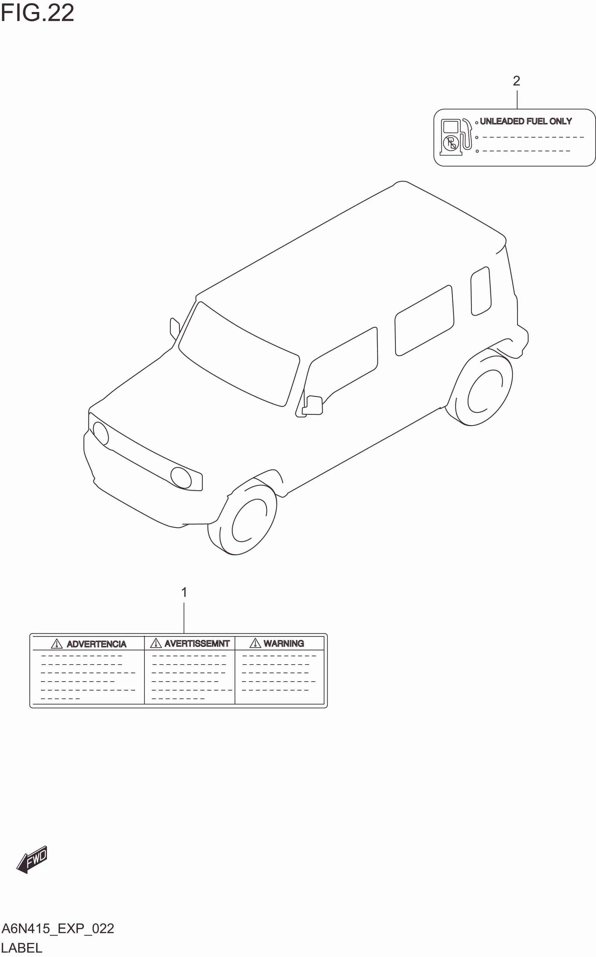 FIG. 022 LABEL
