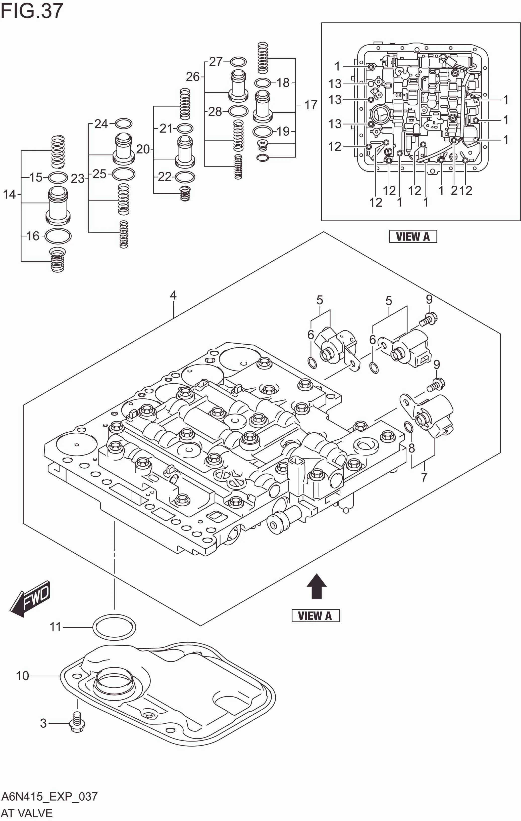 FIG. 037 AT VALVE (4AT)