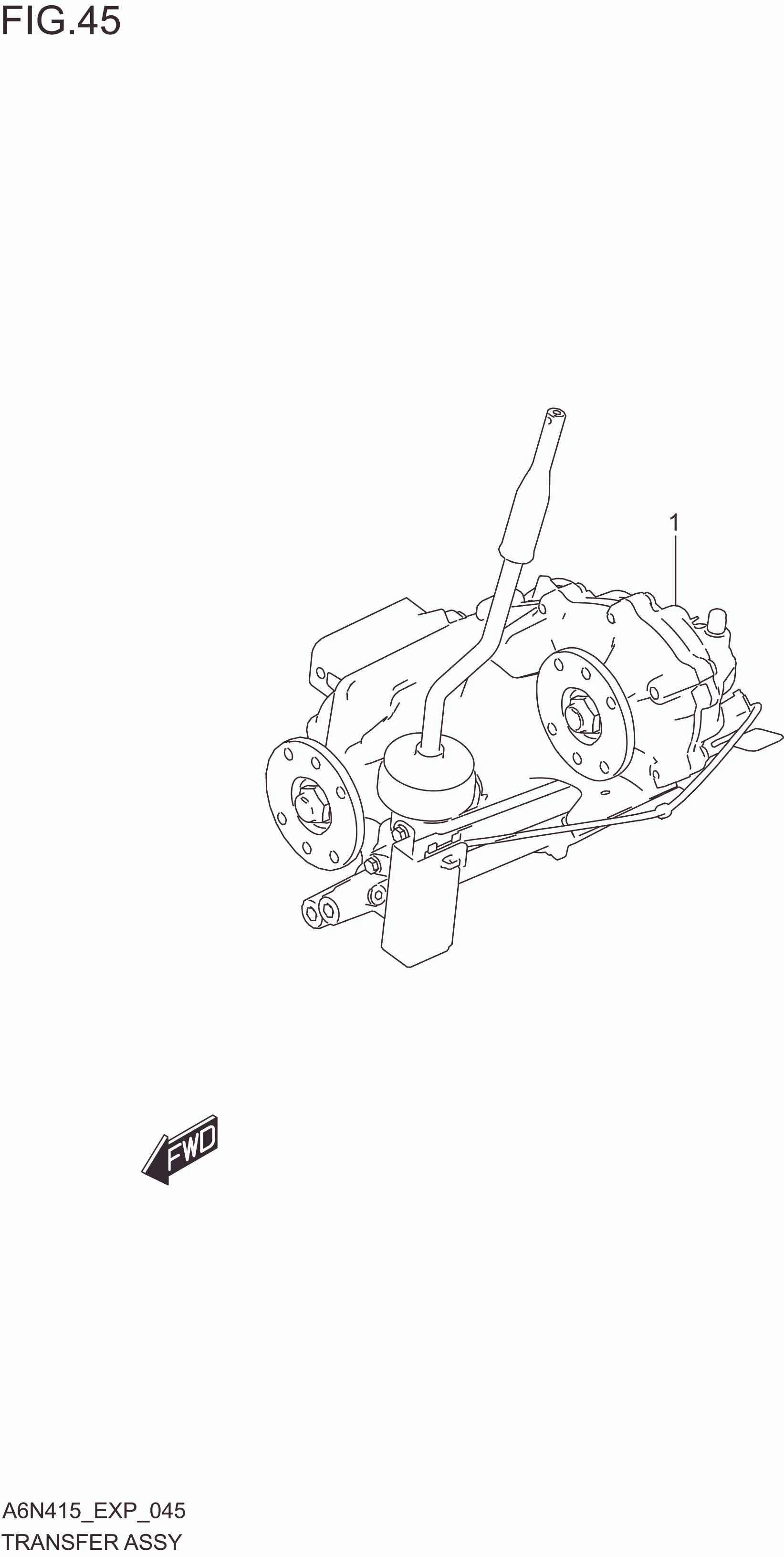 FIG. 045 TRANSFER ASSY