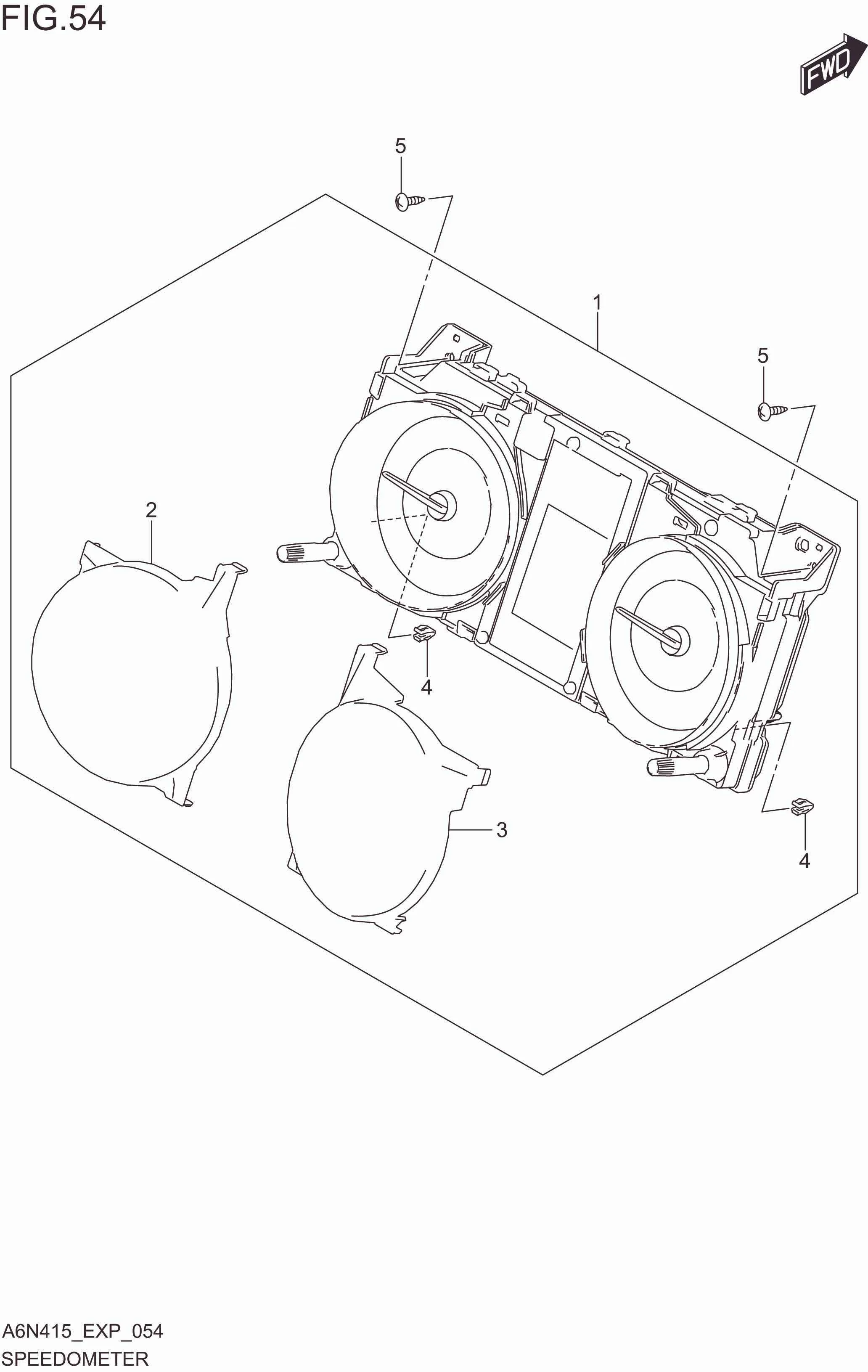 FIG. 054 SPEEDOMETER