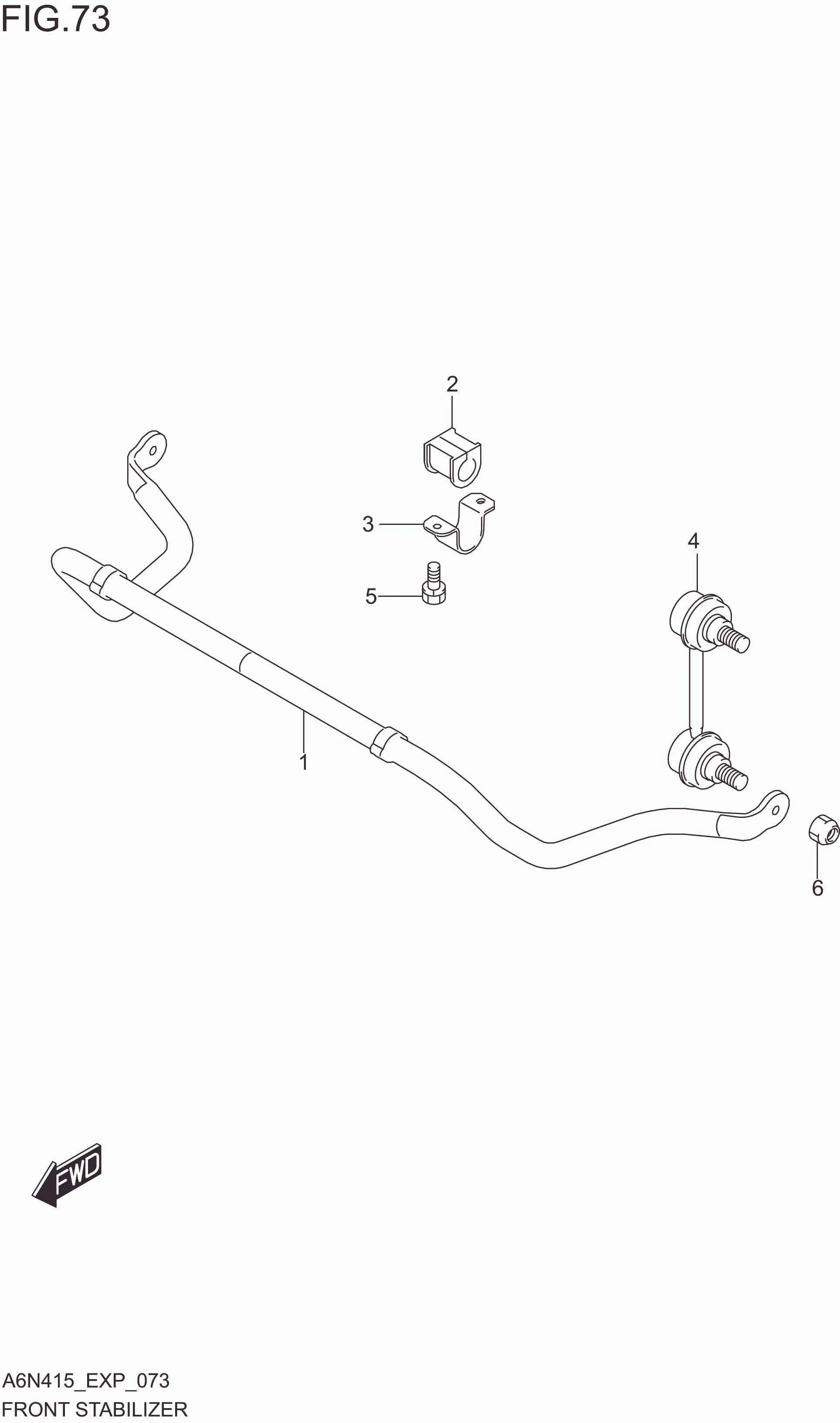 FIG. 073 FRONT STABILIZER