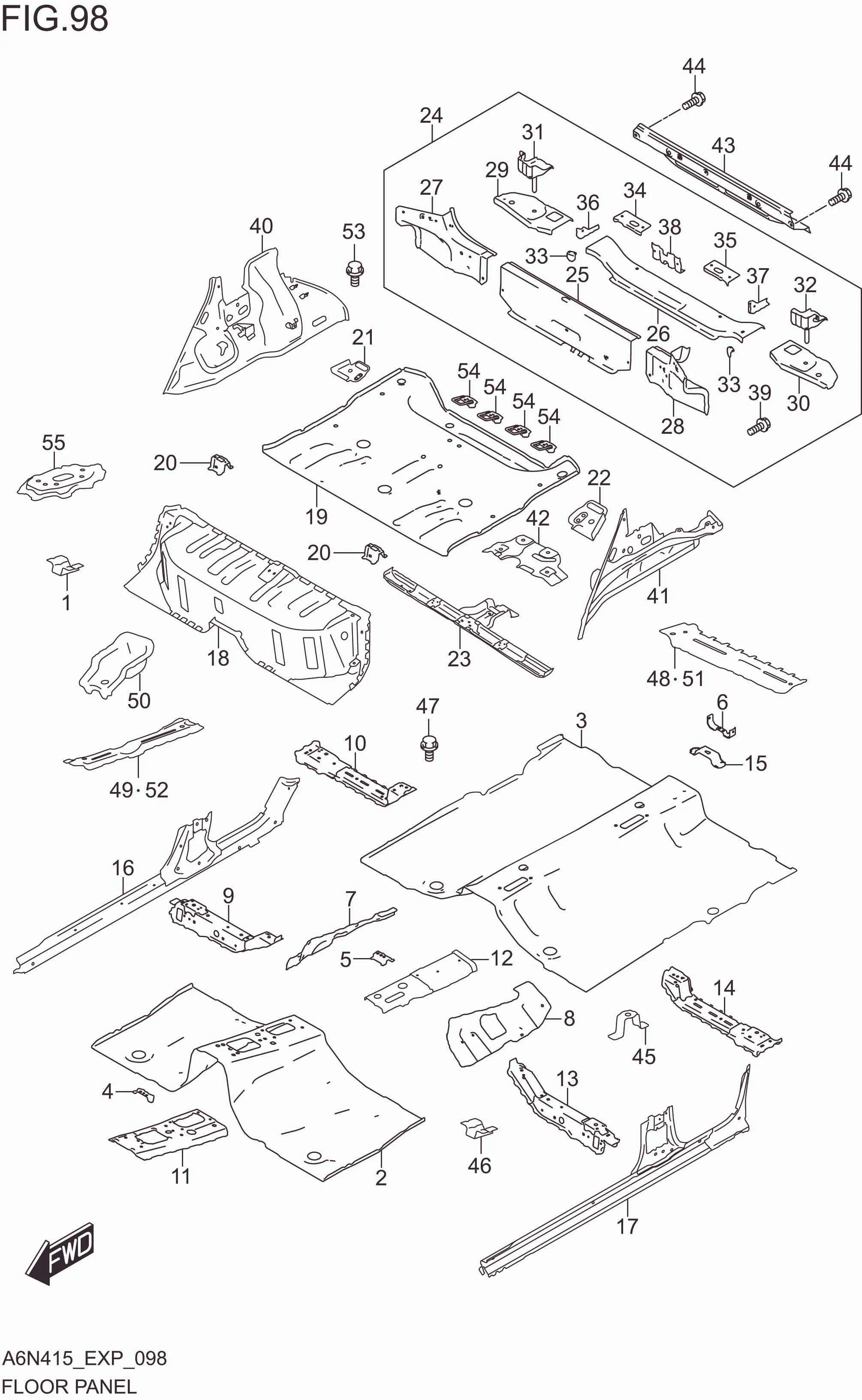 FIG. 098 FLOOR PANEL