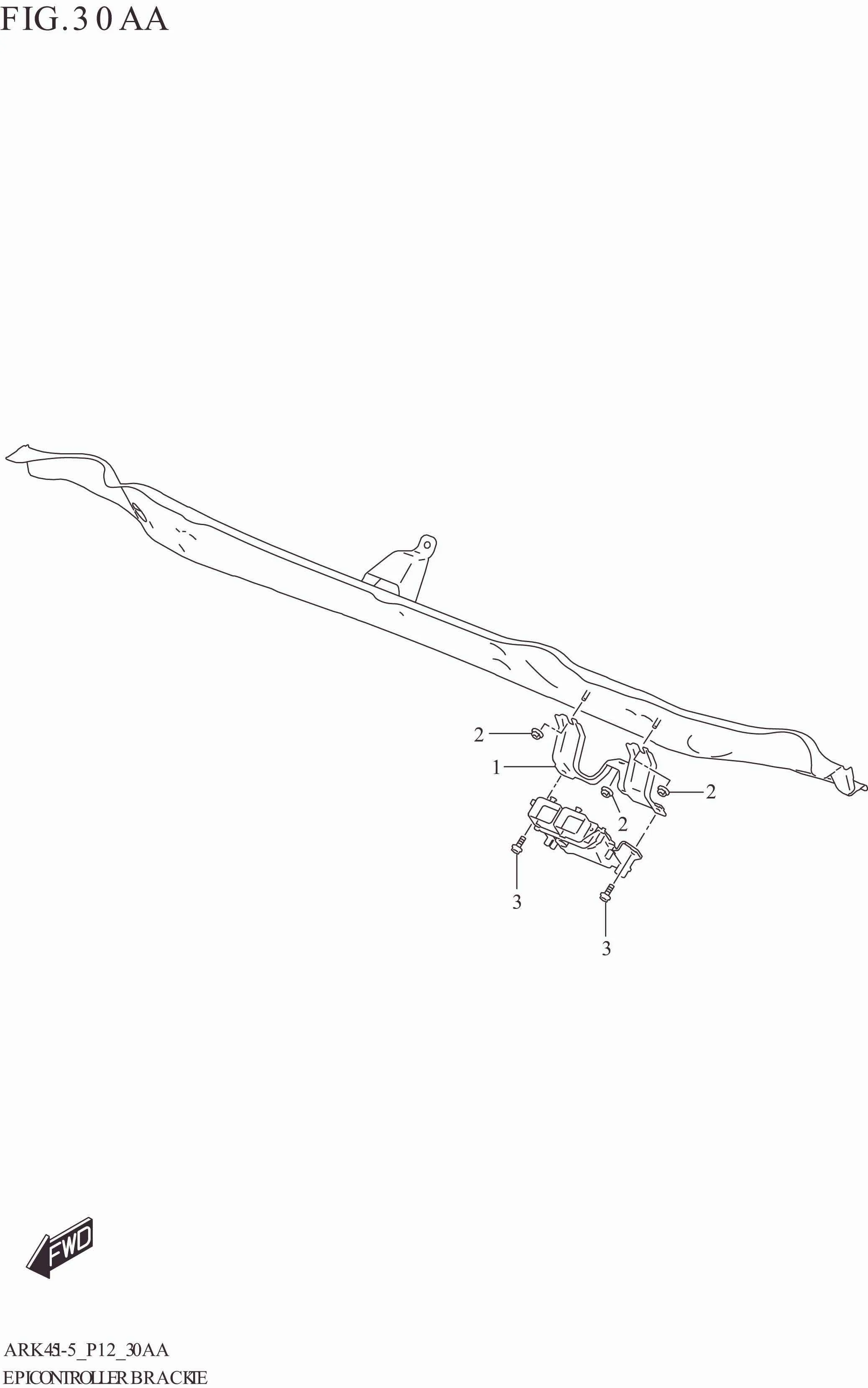 FIG. 30AA EPI CONTROLLER BRACKET