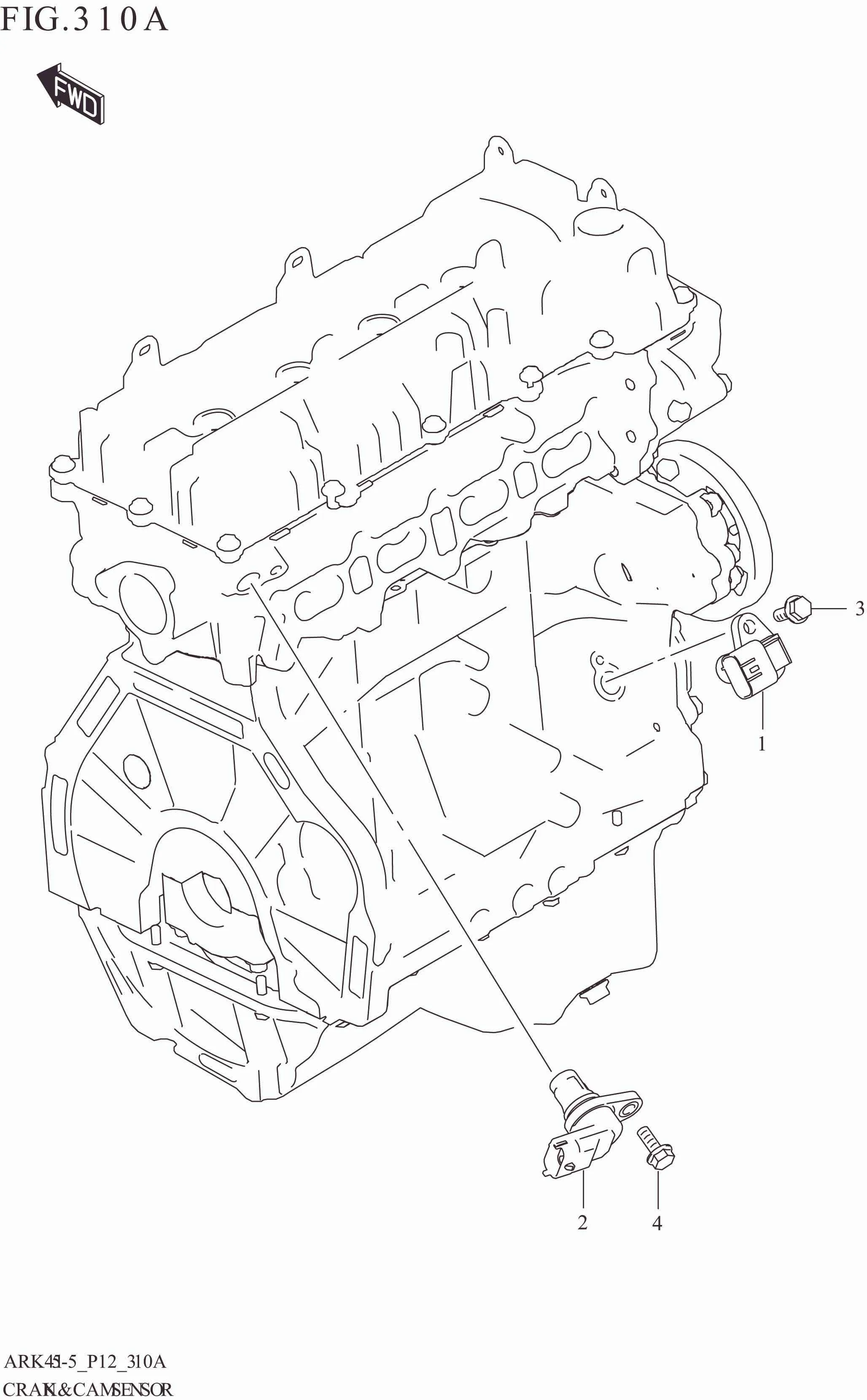 FIG. 310A CRANK & CAM SENSOR