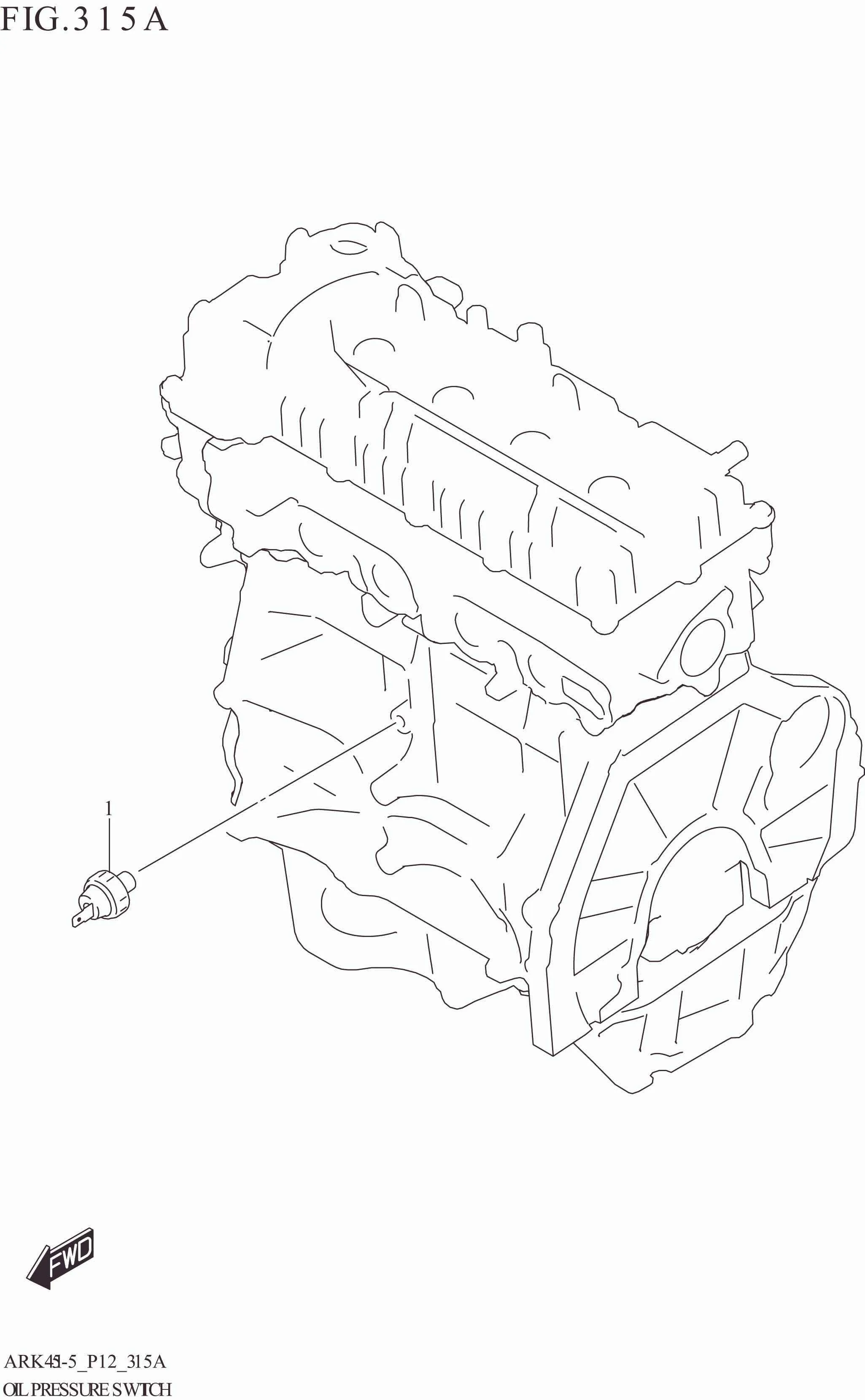FIG. 315A OIL PRESSURE SWITCH