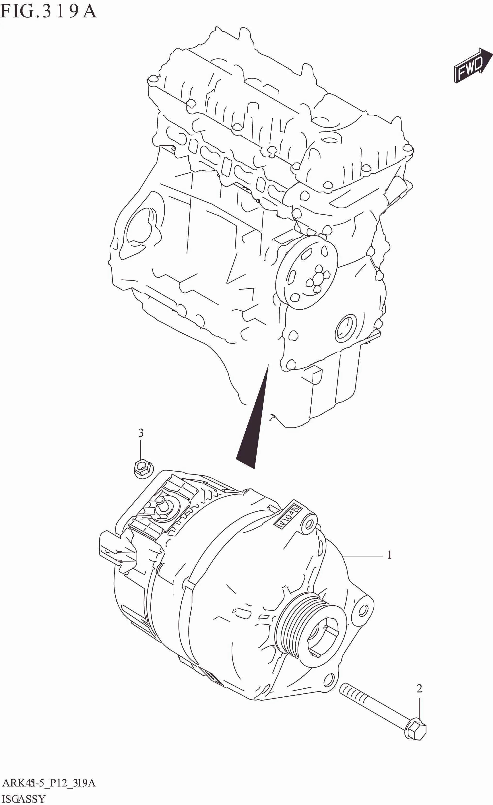 FIG. 319A ISG ASSY (W_EASS)