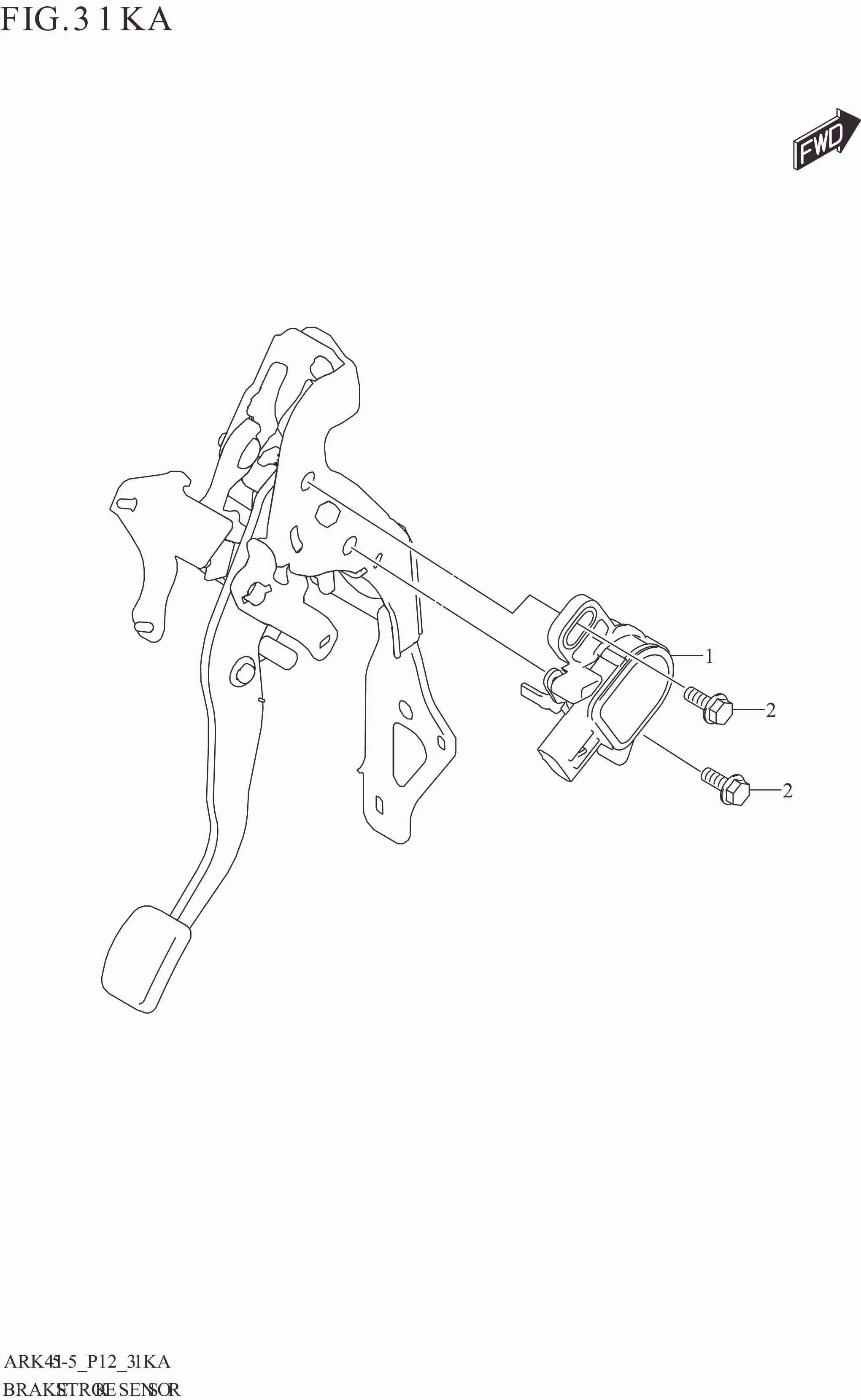 FIG. 31KA BRAKE STROKE SENSOR (W_EASS)