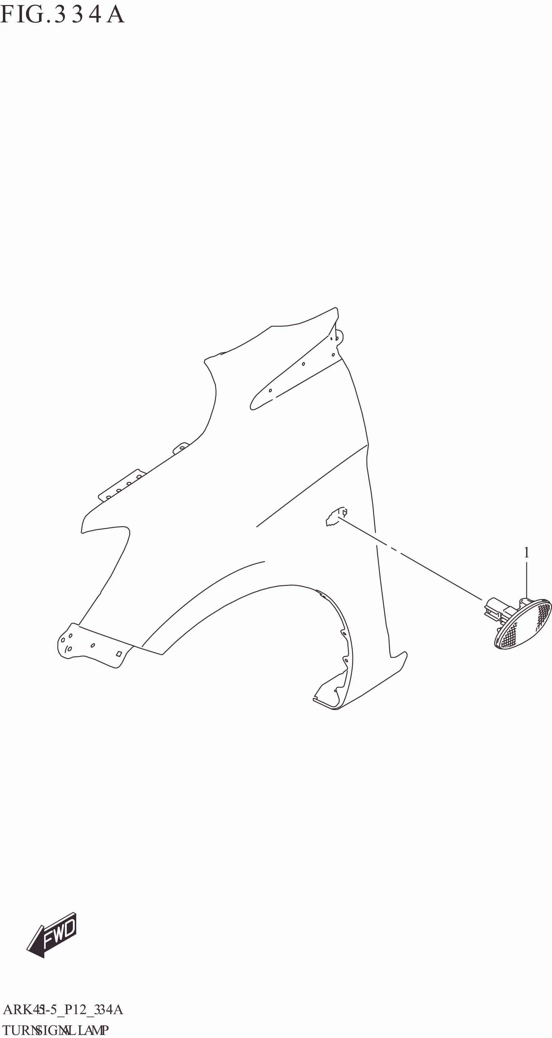 FIG. 334A TURN SIGNAL LAMP (N_EASS:ERTIGA)