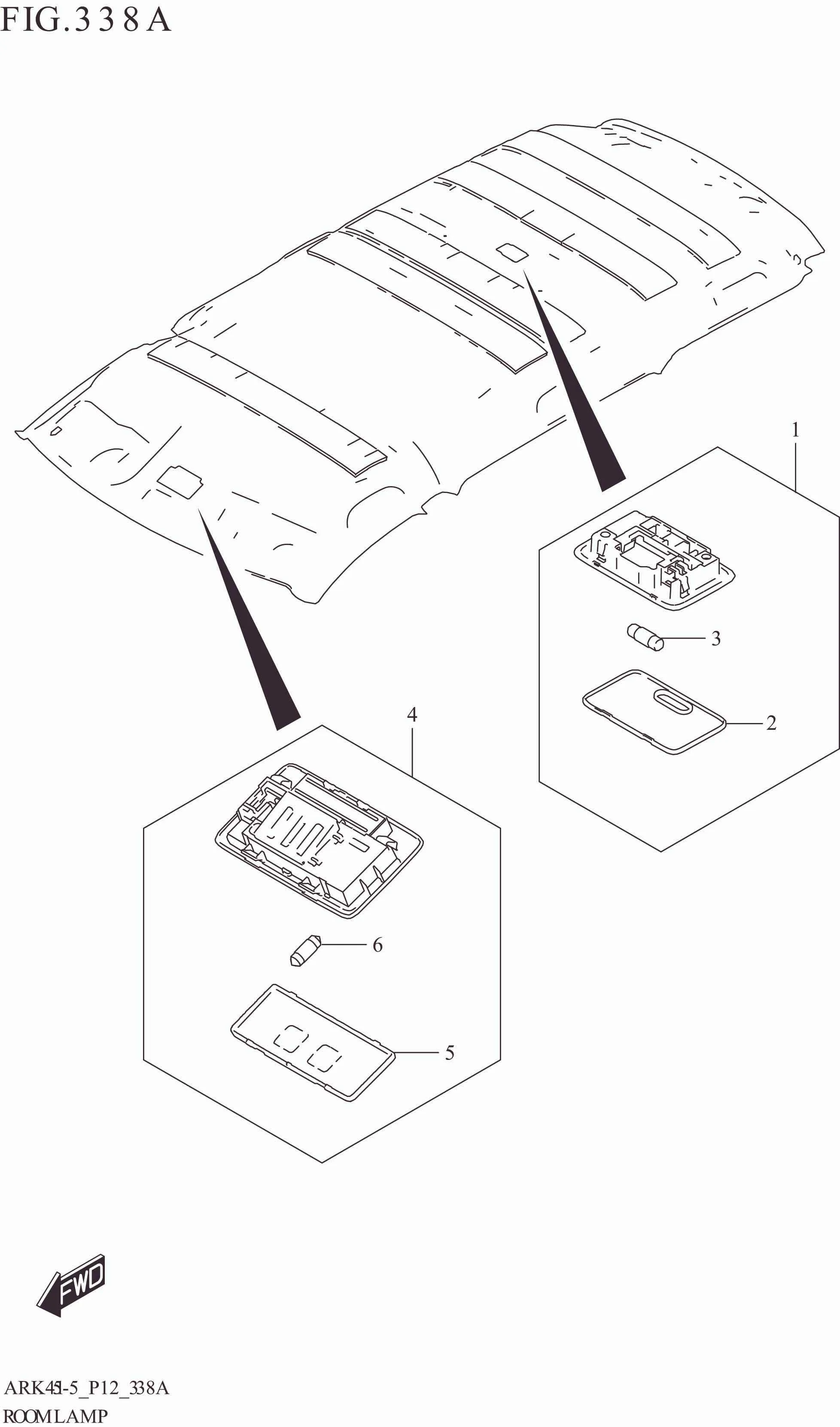 FIG. 338A ROOM LAMP (GA)