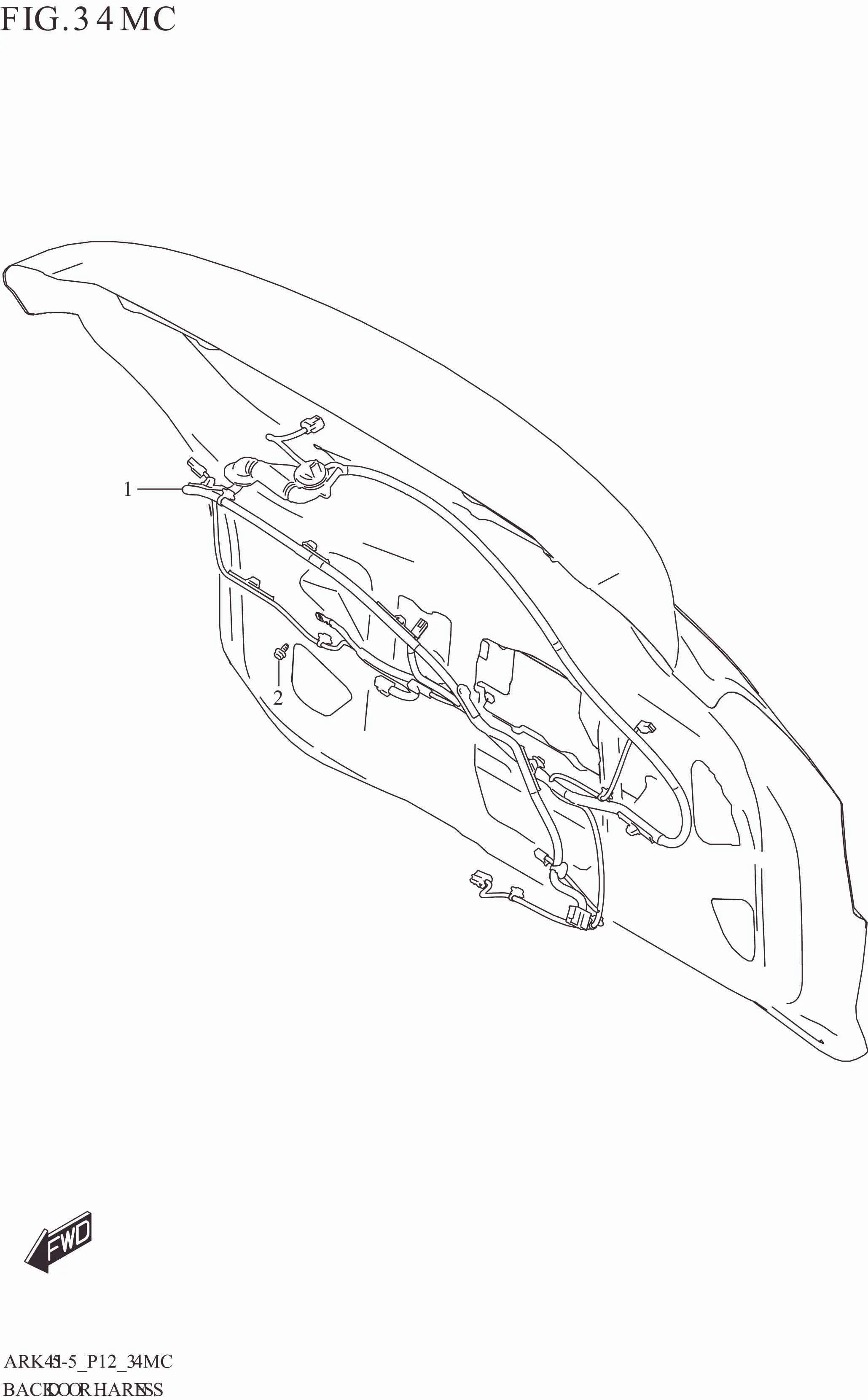 FIG. 34MC BACK DOOR HARNESS (W_EASS)
