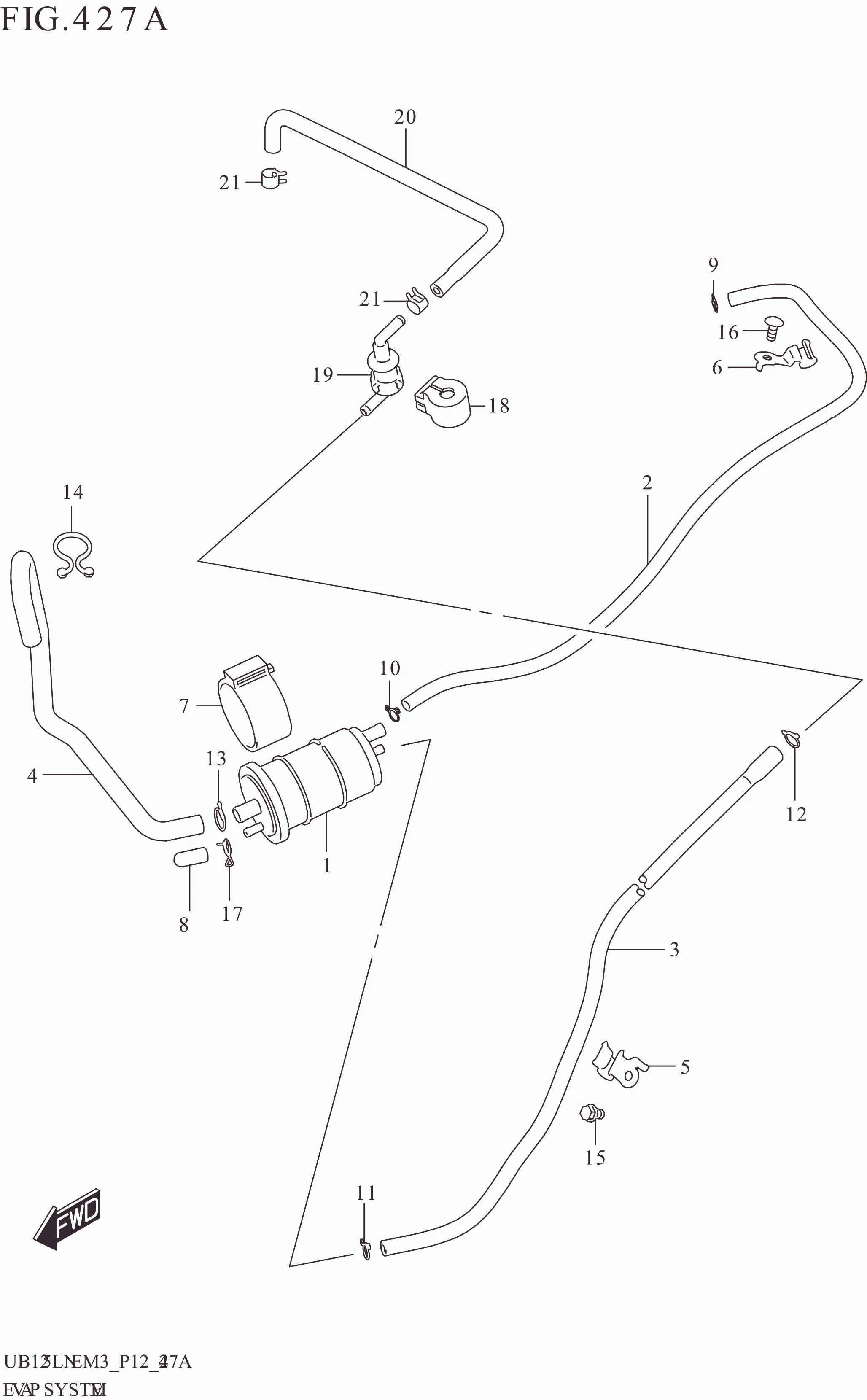 FIG. 427A EVAP SYSTEM