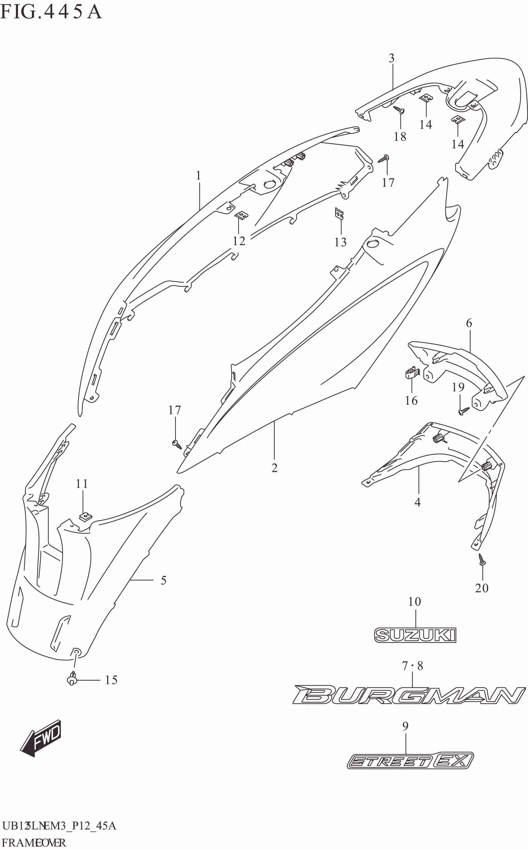 FIG. 445A FRAME COVER