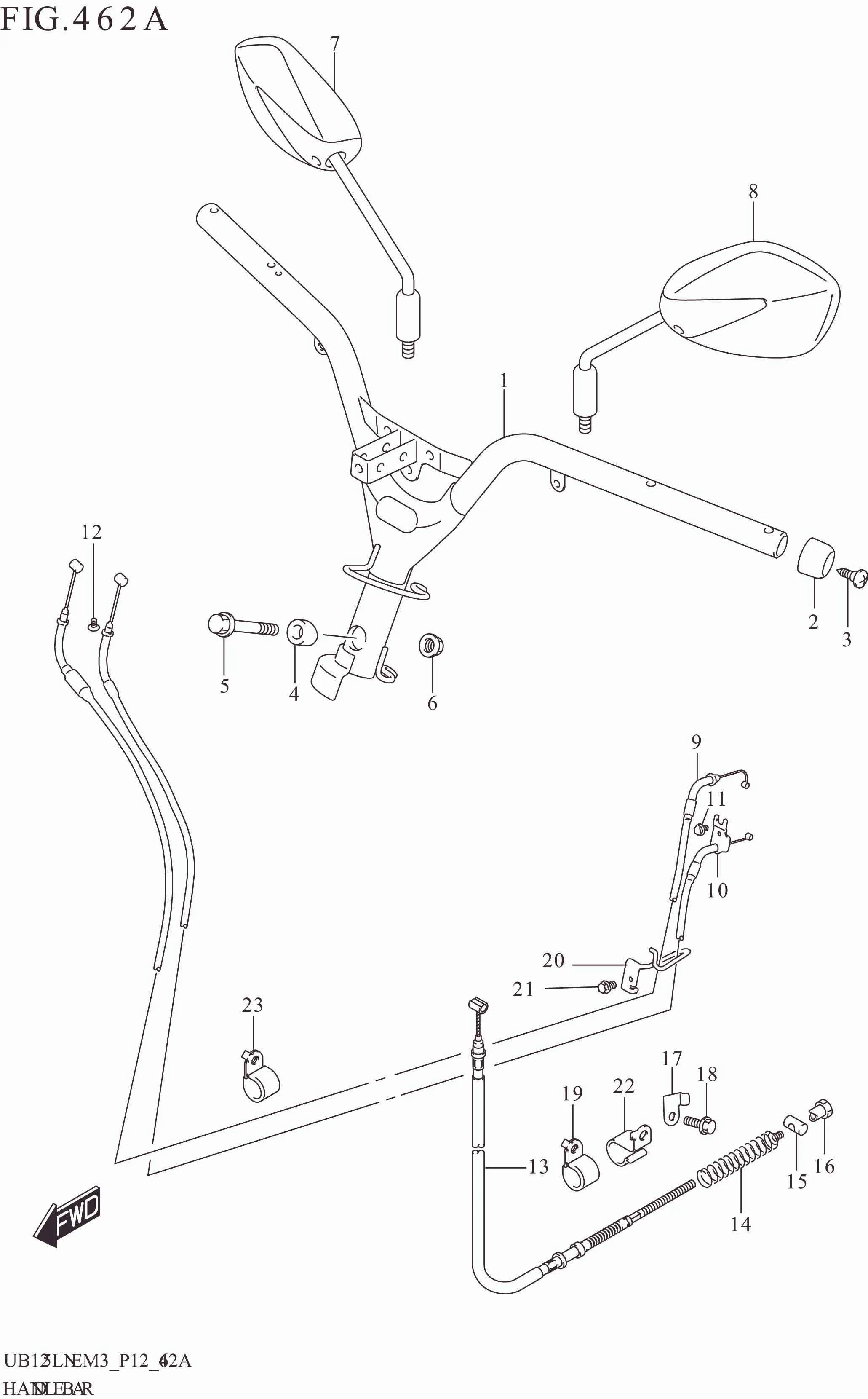 FIG. 462A HANDLEBAR