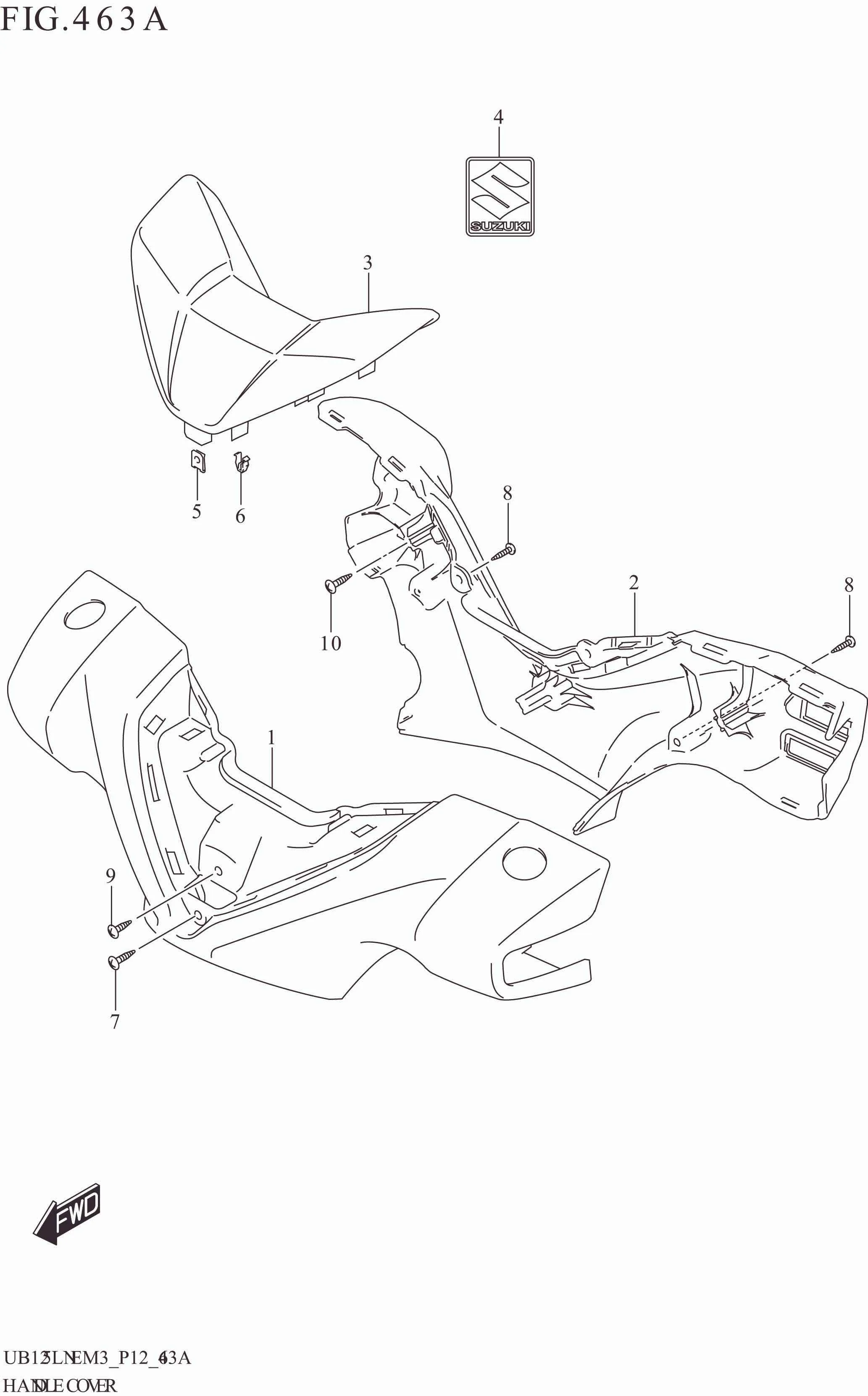 FIG. 463A HANDLECOVER