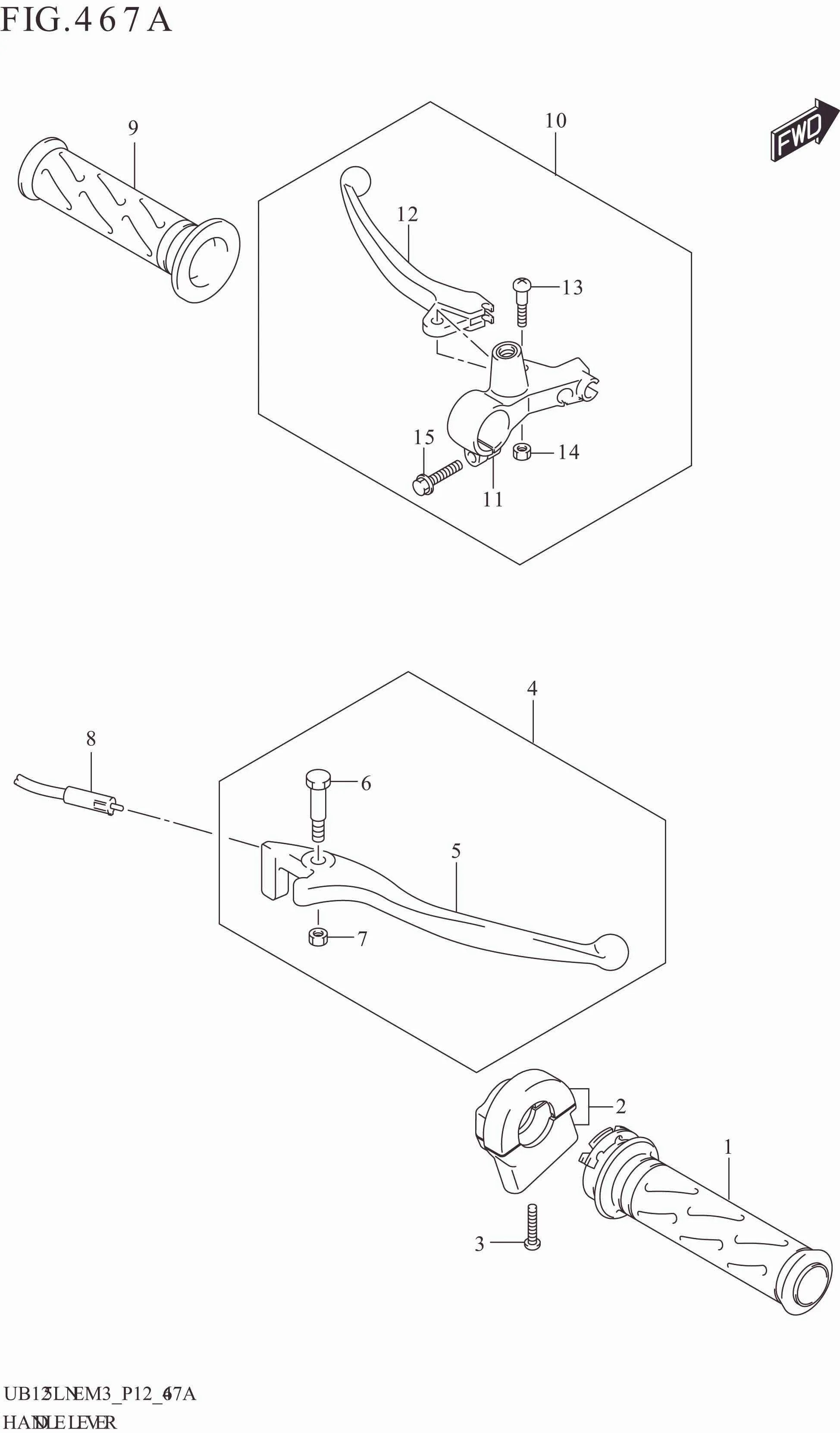 FIG. 467A HANDLELEVER