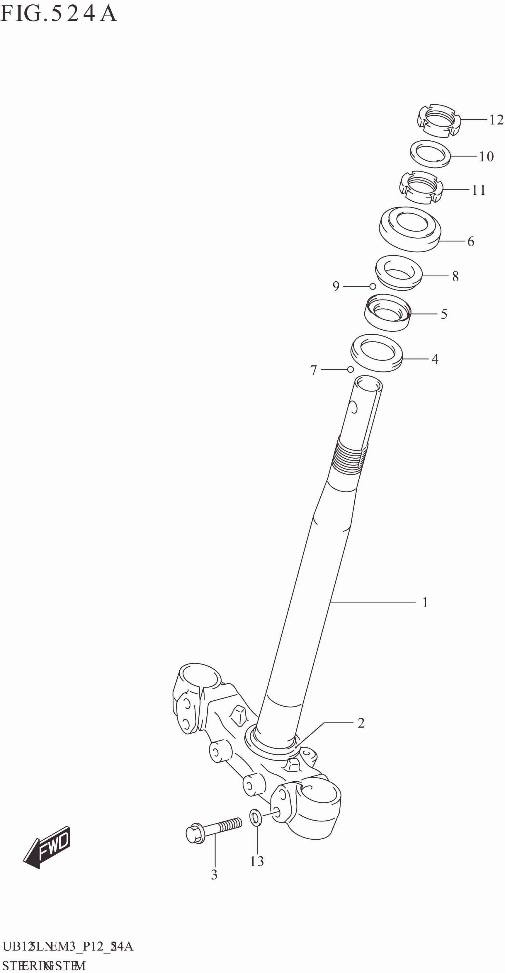 FIG. 524A STEERING STEM