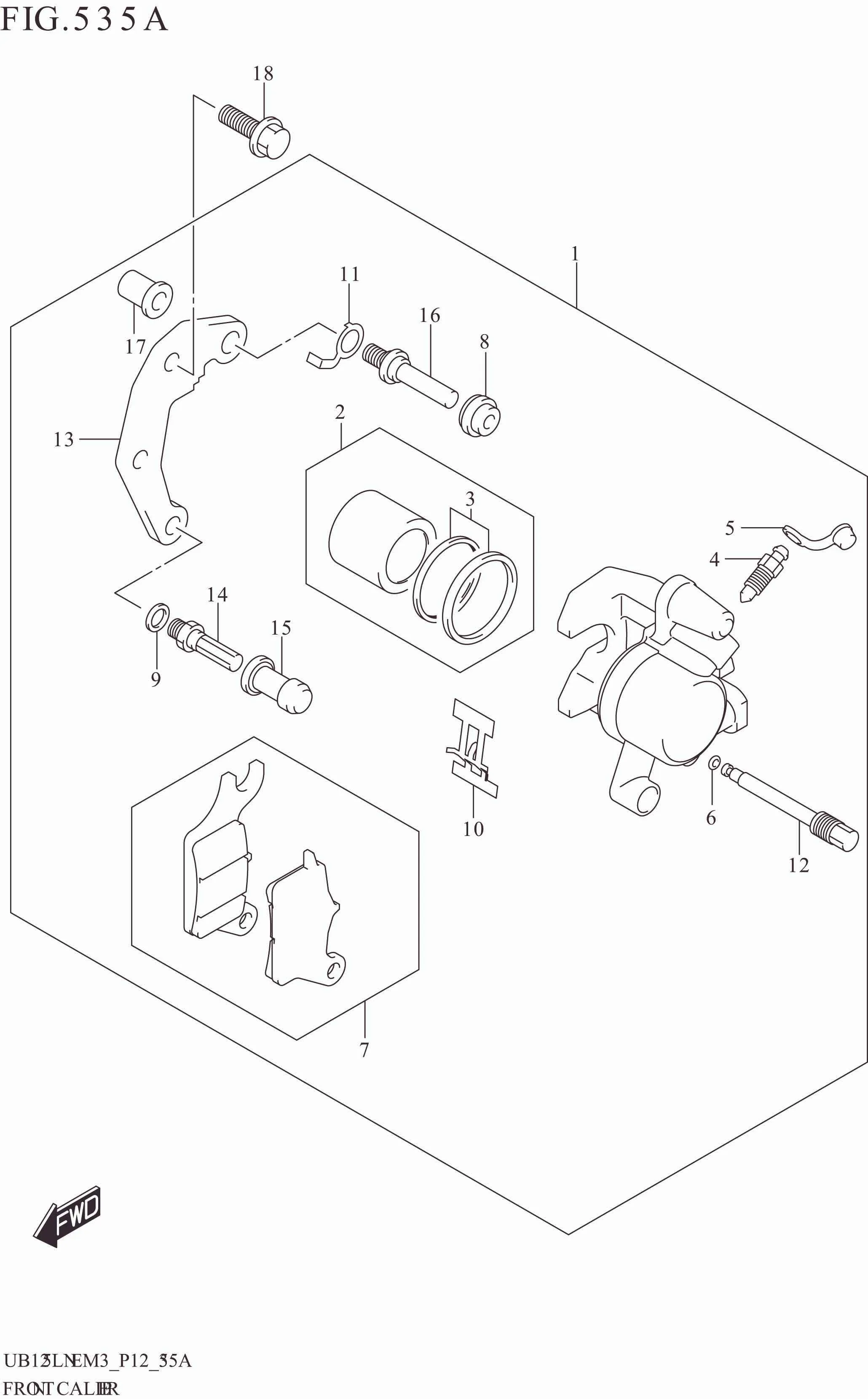 FIG. 535A FRONT CALIPER