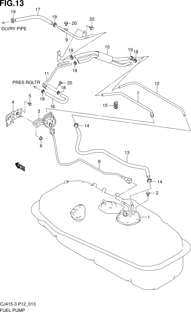 FIG.13 FUEL PUMP