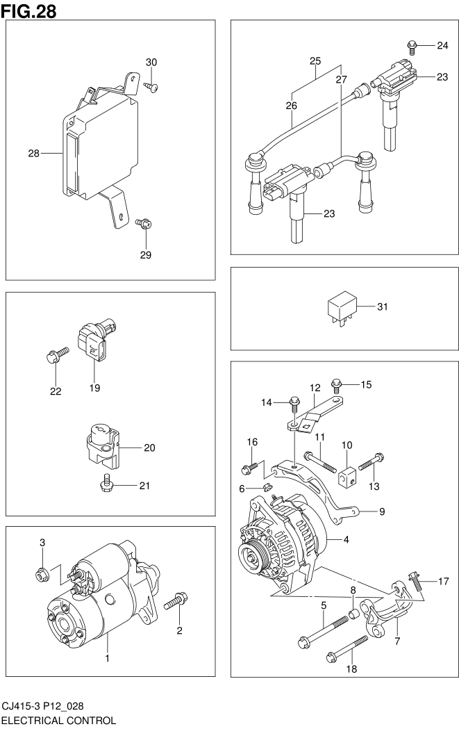 FIG.28 ELECTRICAL CONTROL