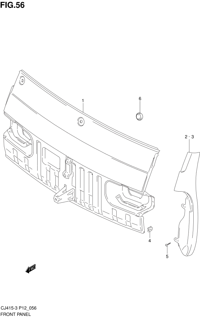 FIG.56 FRONT PANEL