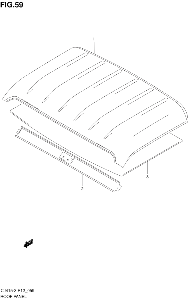 FIG.59 ROOF PANEL