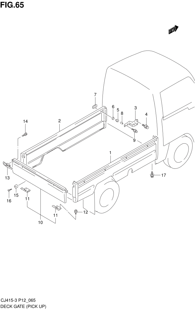 FIG.65 DECK GATE (PICK UP)