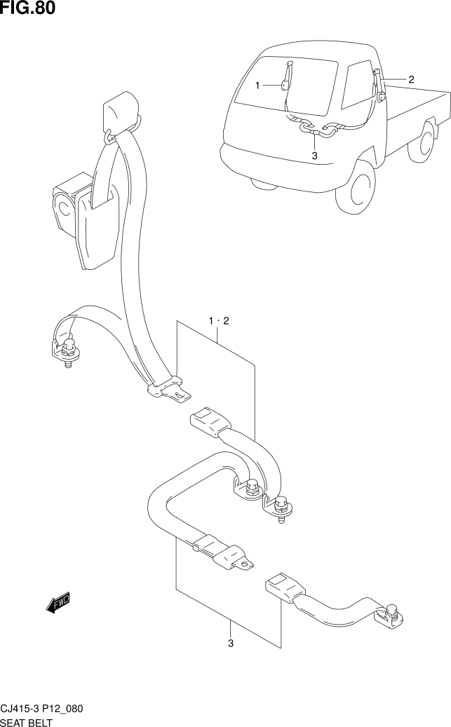 FIG.80 SEAT BELT