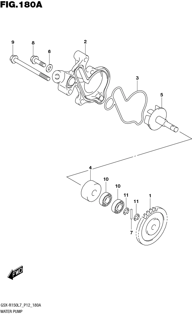 FIG.180A WATER PUMP