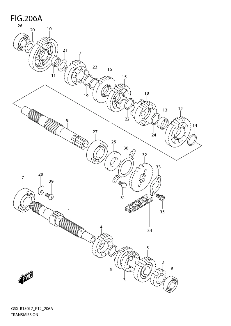 FIG.206A TRANSMISSION
