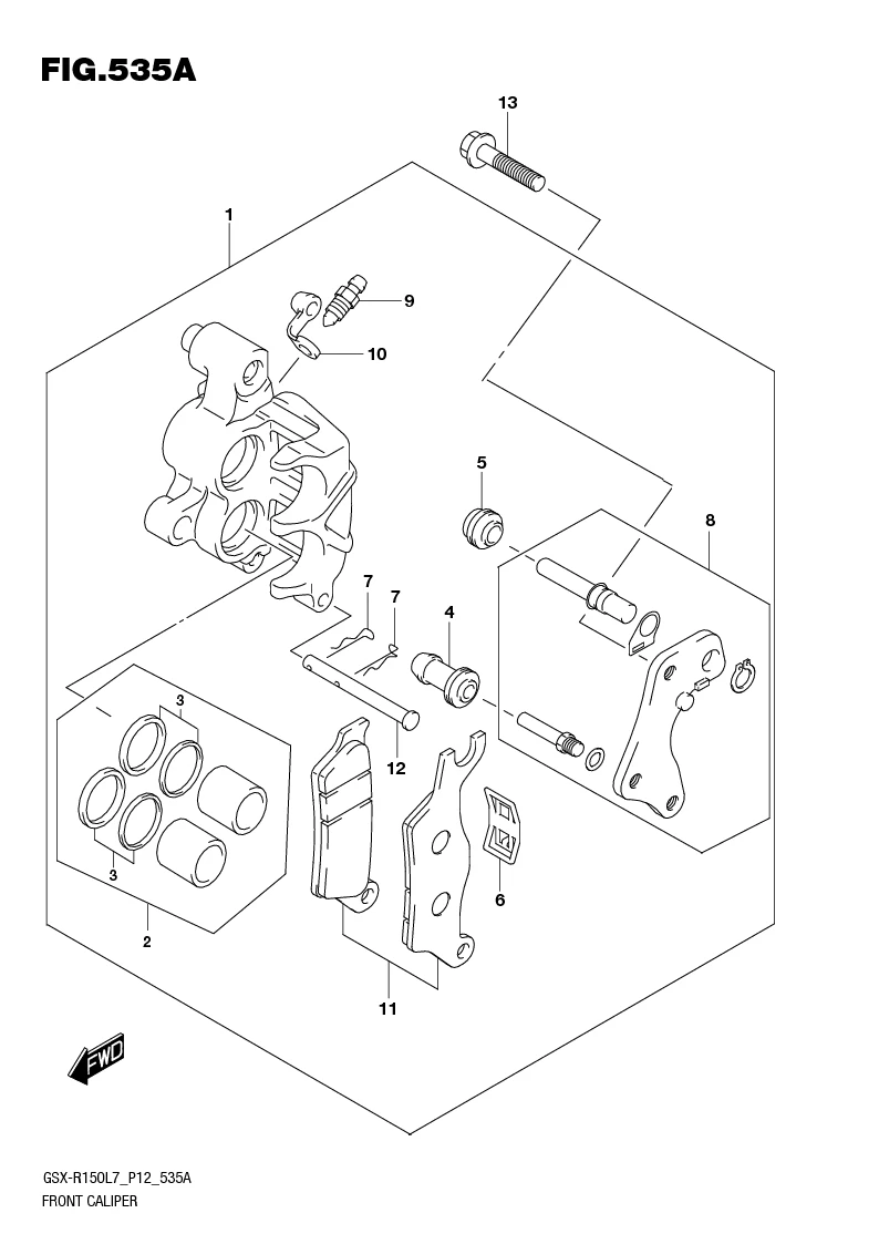 FIG.535A FRONT CALIPER
